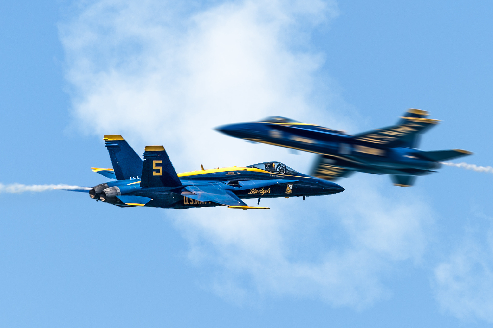 Nikon AF-S Nikkor 200-500mm F5.6E ED VR sample photo. Blue angels photography