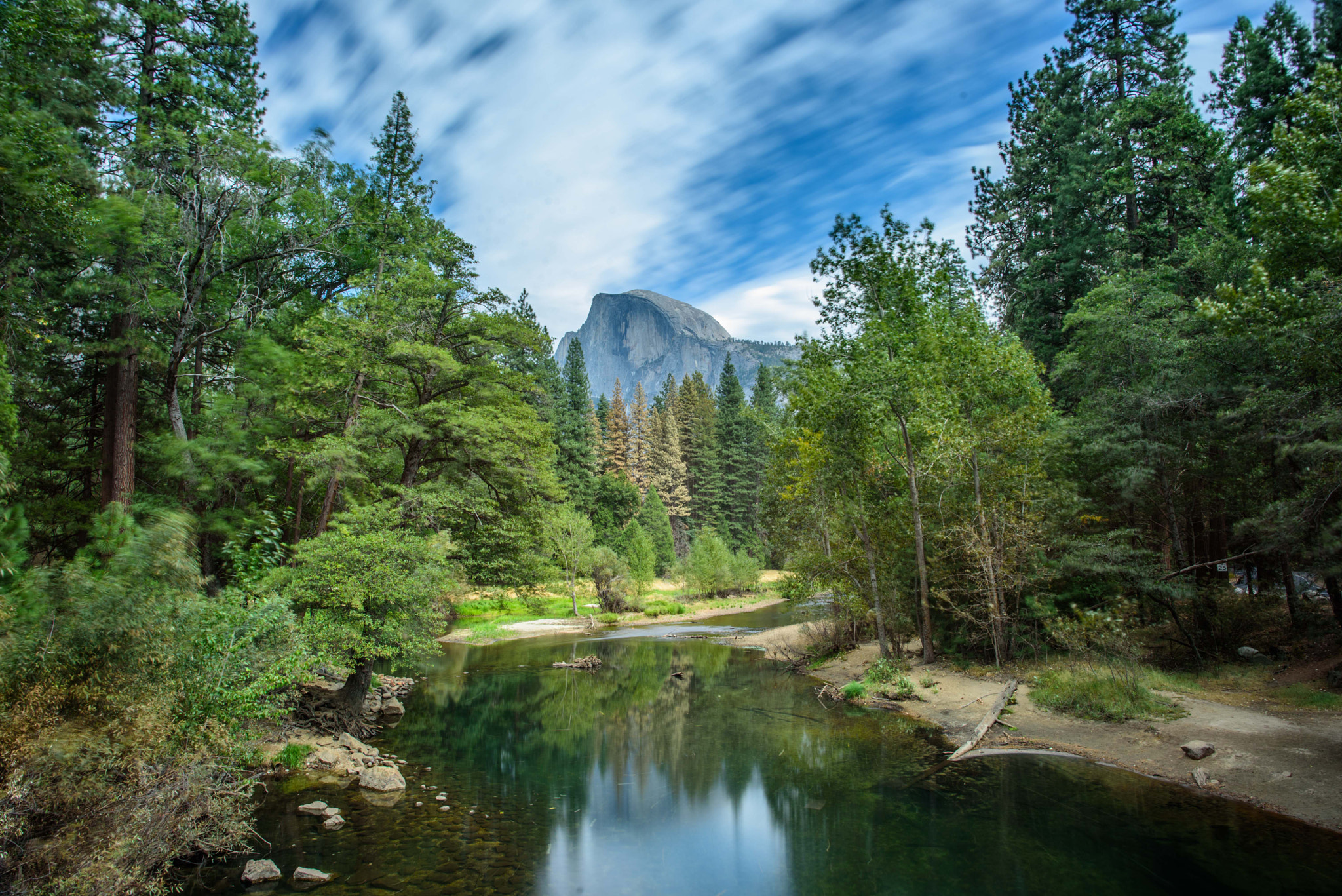 Nikon D750 + Nikon AF-S Nikkor 24mm F1.4G ED sample photo. Half dome at yosemite national park photography