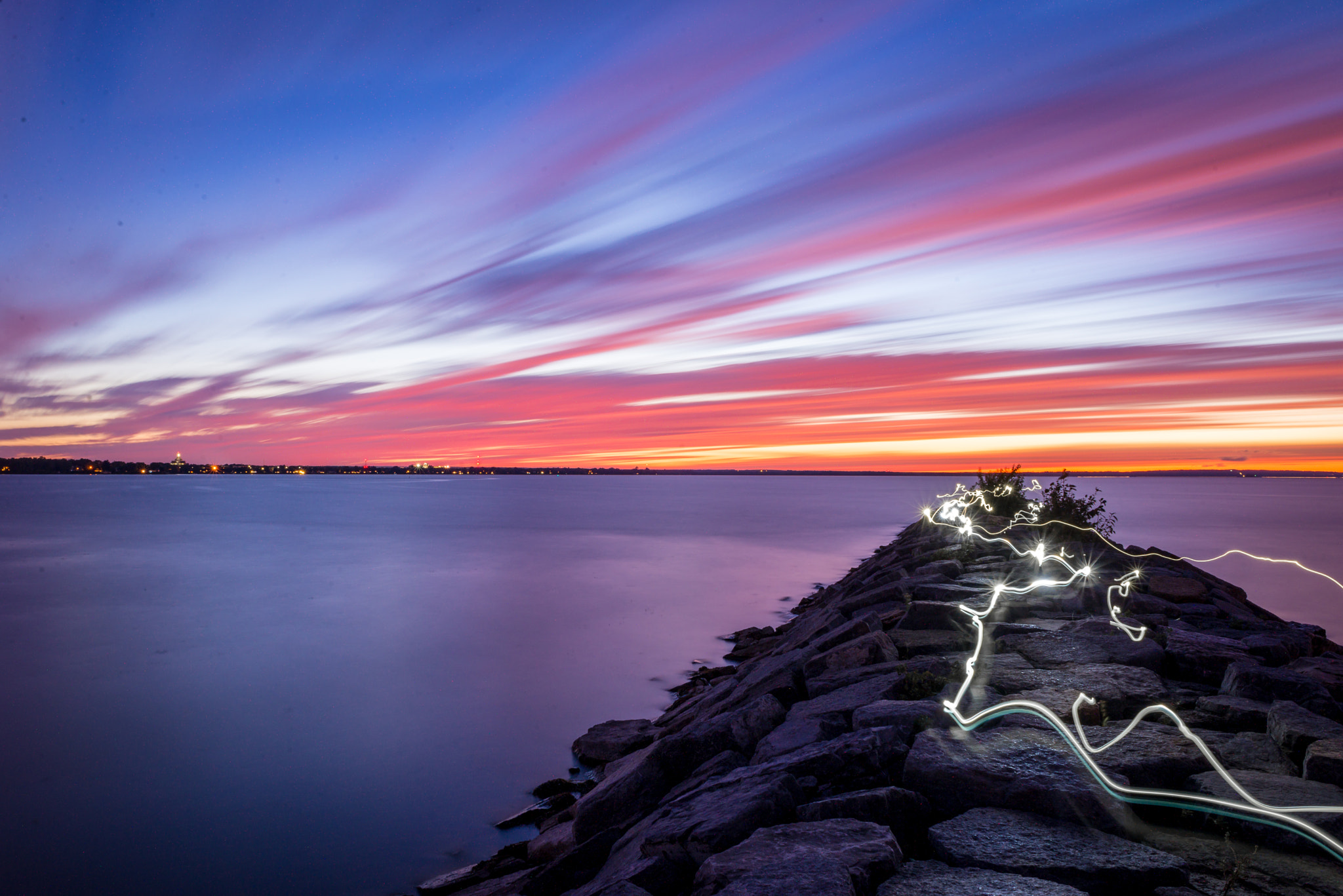 Nikon D600 + Nikon AF Nikkor 28mm F2.8D sample photo. Sunset in britannia photography