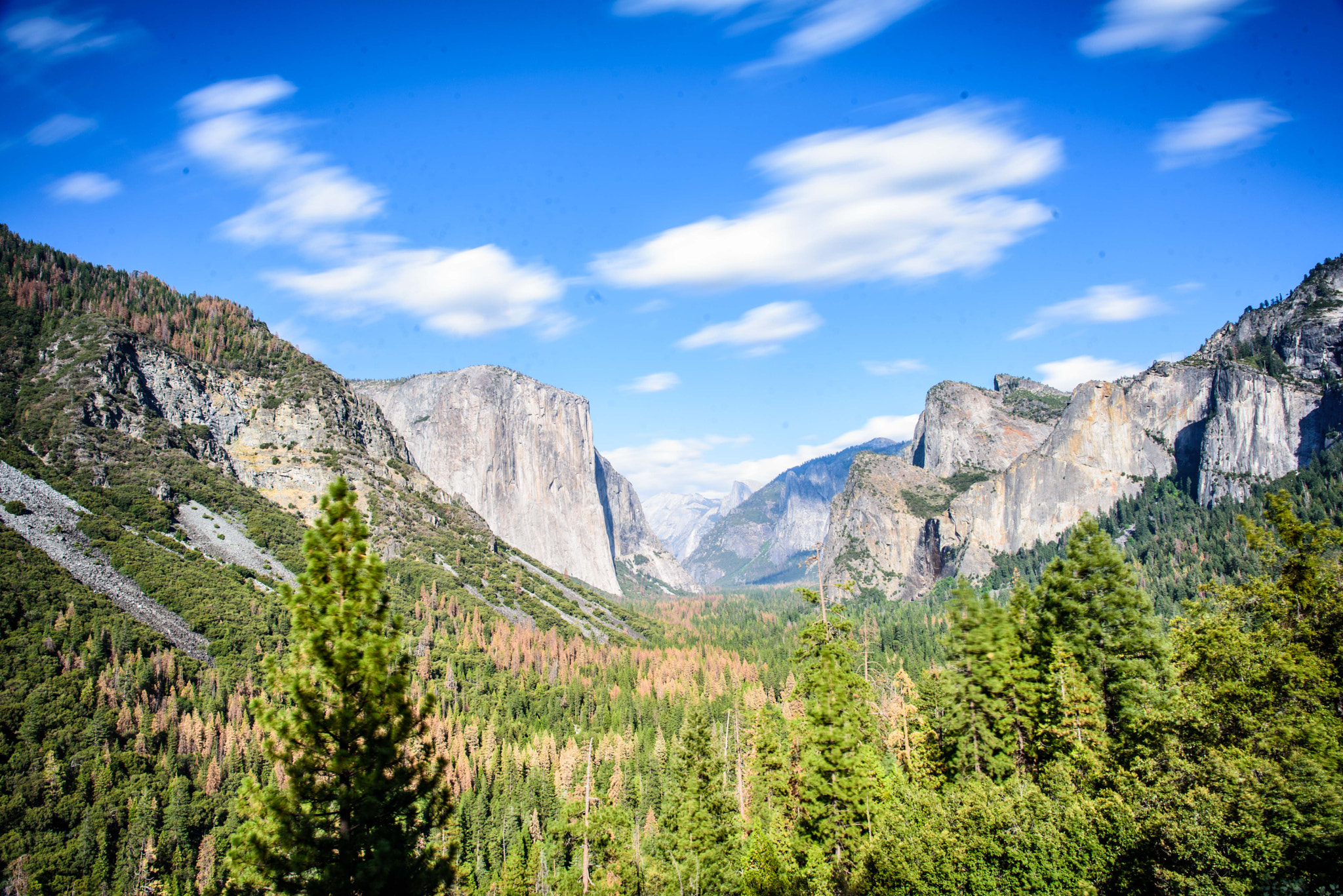 Nikon D750 + Nikon AF-S Nikkor 24mm F1.4G ED sample photo. Tunnel view of yosemite national park photography