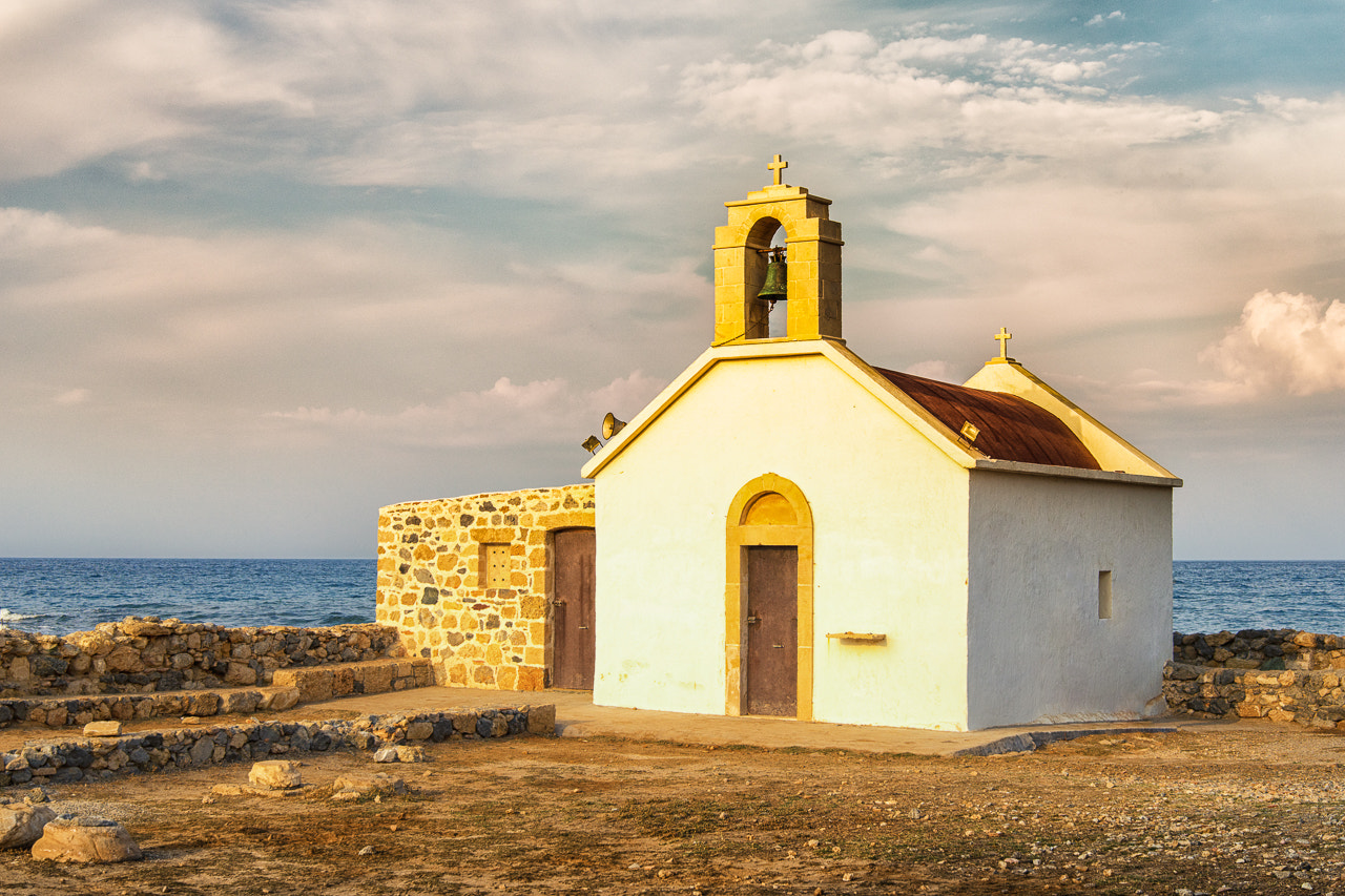 Sony a7 + E 50mm F1.4 sample photo. Agios nikolaos church photography