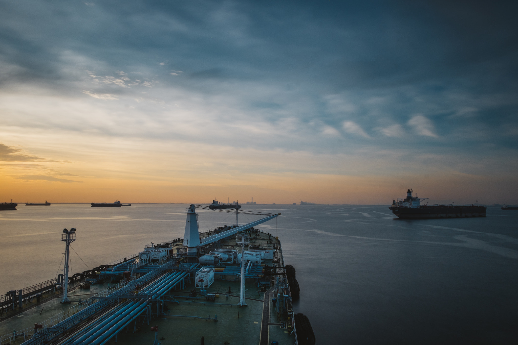 Fujifilm XC 16-50mm F3.5-5.6 OIS II sample photo. Long exposure shot from my ship. photography