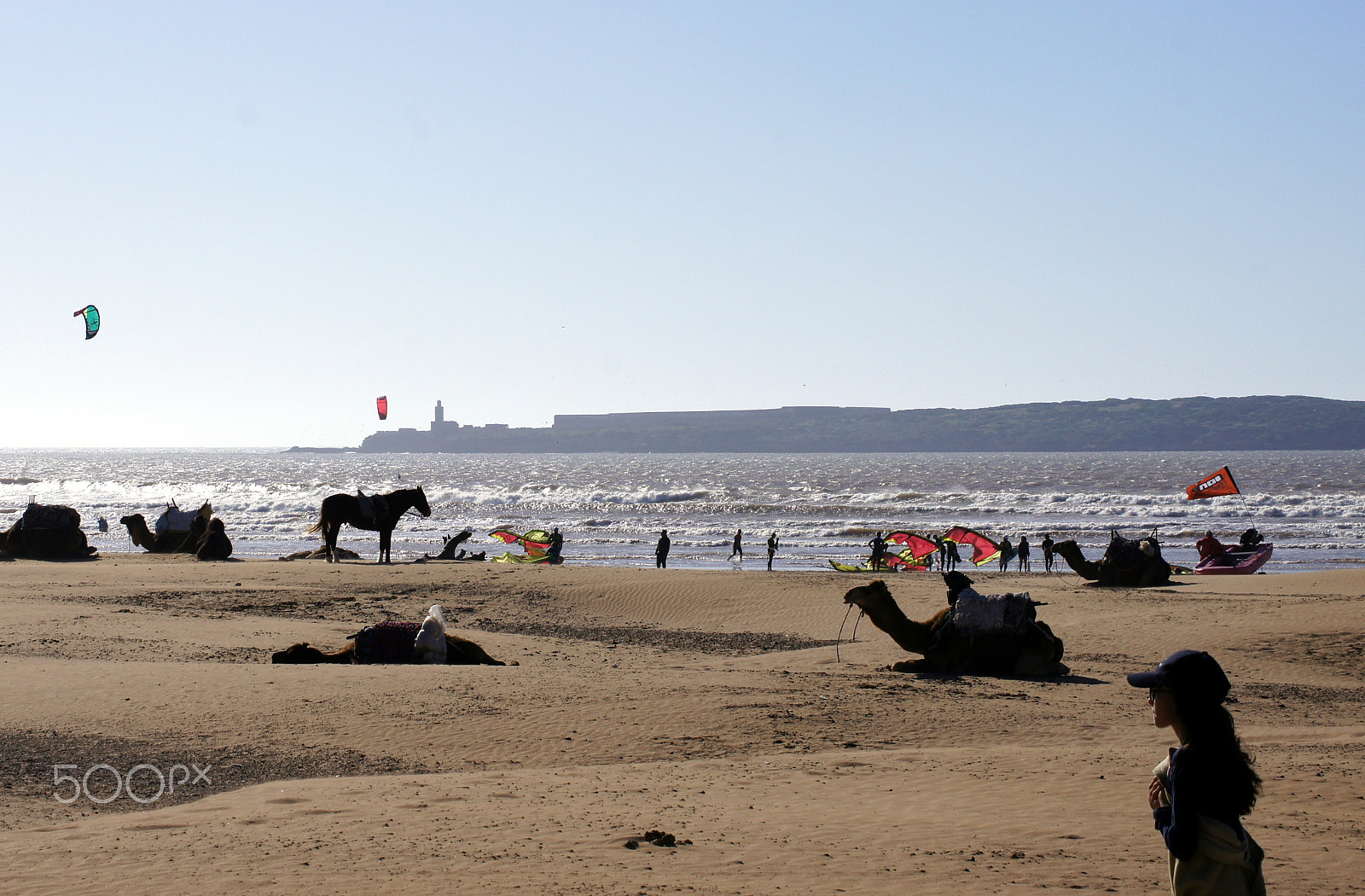 Sony DT 55-200mm F4-5.6 SAM sample photo. Kitesurfing essaouira photography