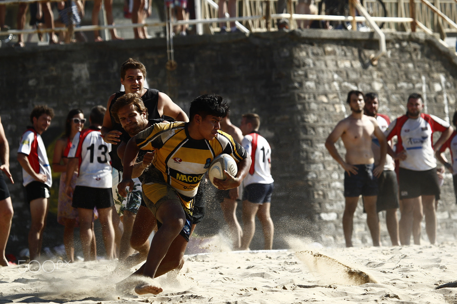 Canon EOS-1D Mark IV sample photo. Donostia, zurriola. beach rugby 2016 photography