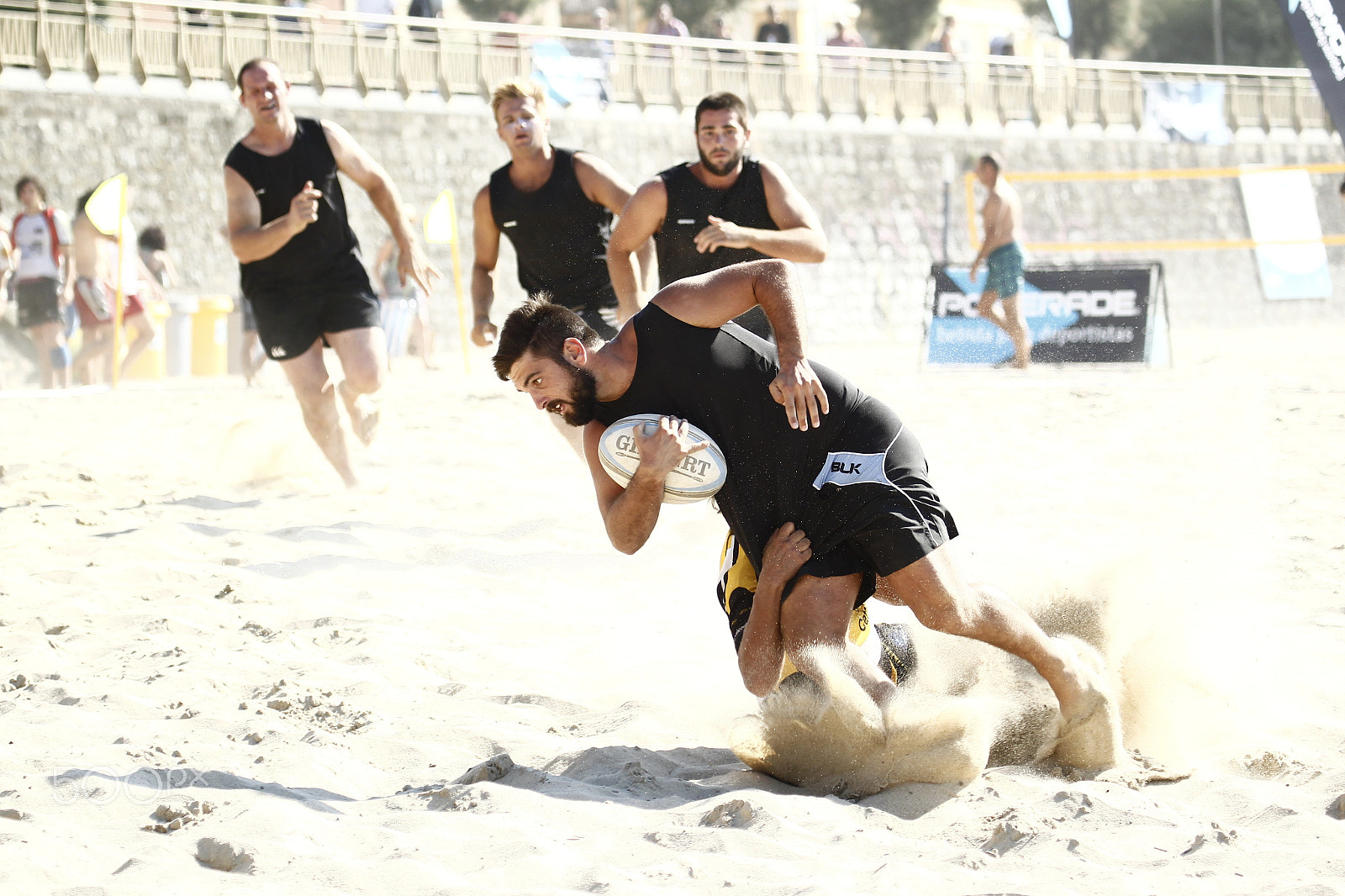 Canon EOS-1D Mark IV sample photo. Donostia, zurriola. beach rugby 2016 photography