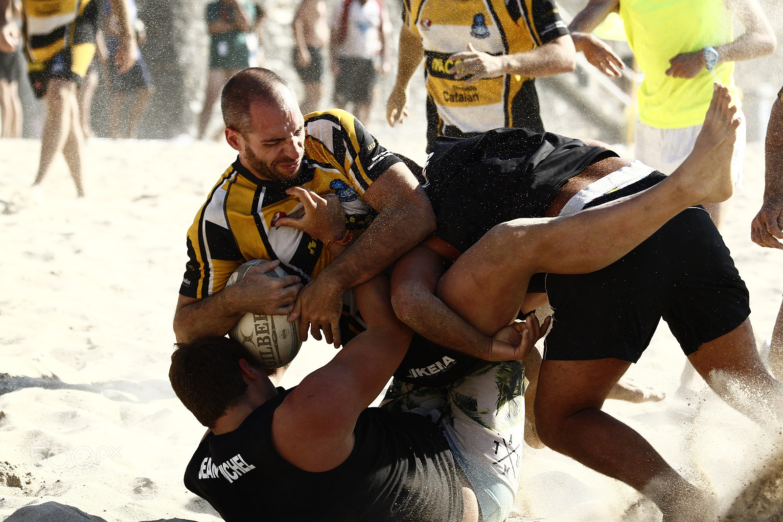 Canon EOS-1D Mark IV sample photo. Donostia, zurriola. beach rugby 2016 photography