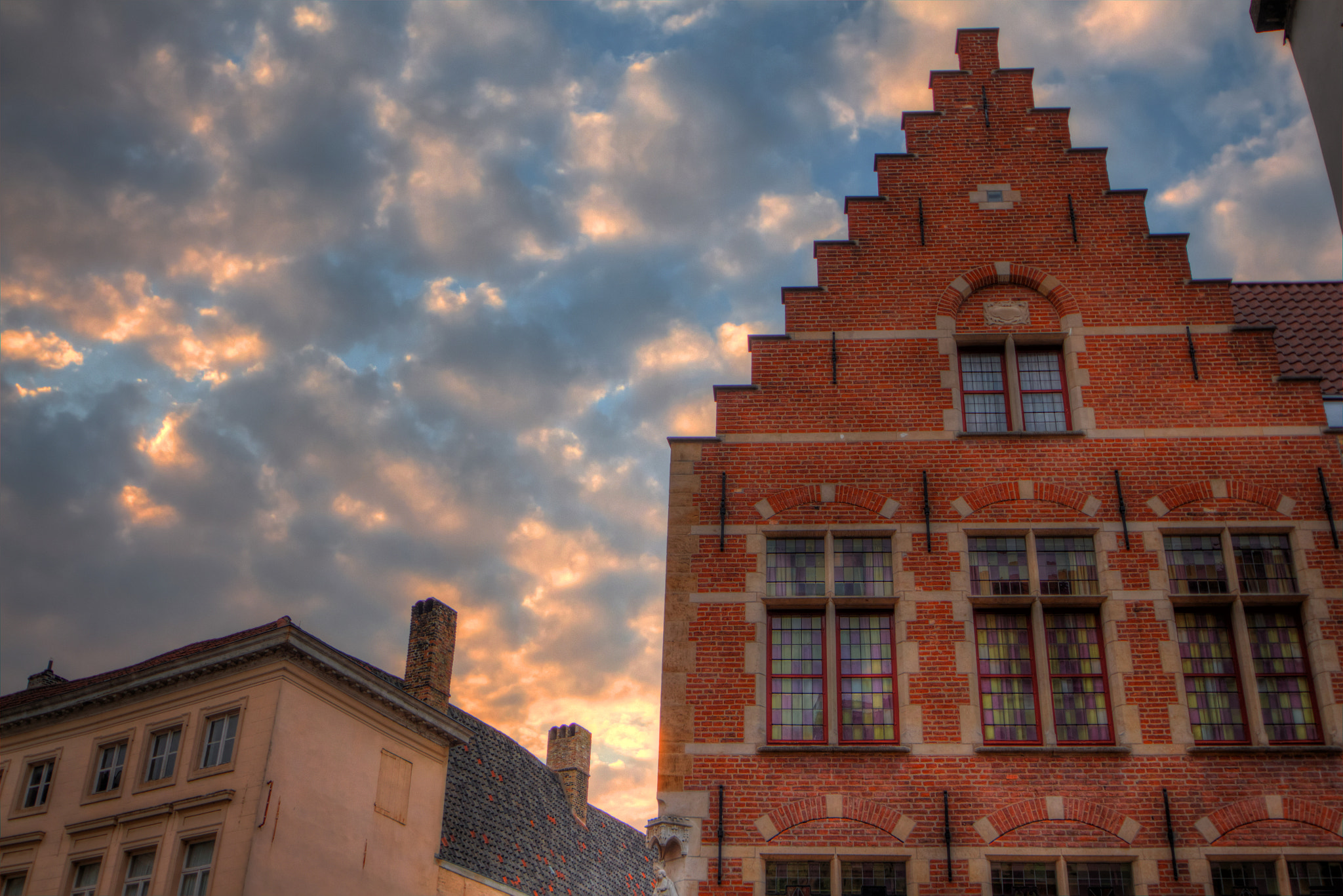 Sigma 10-20mm F3.5 EX DC HSM sample photo. Sunset in bruges photography