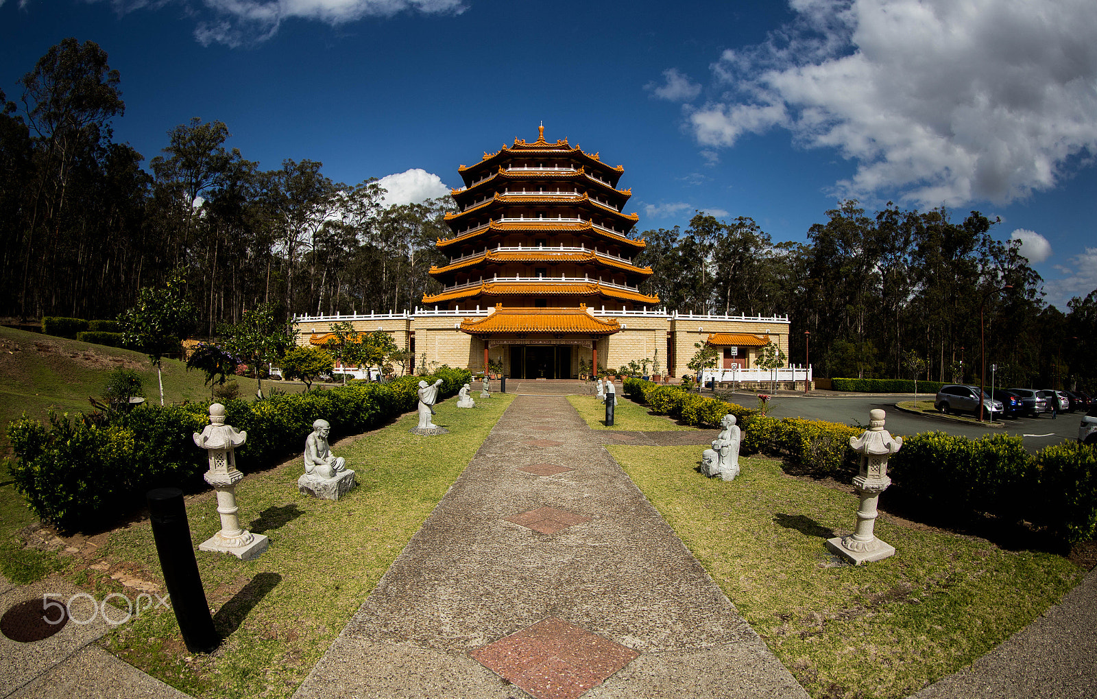 Canon EOS 6D + Canon EF 8-15mm F4L Fisheye USM sample photo. Chung tian temple in priestdale, brisbane photography