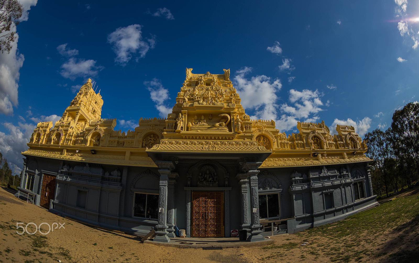 Canon EF 8-15mm F4L Fisheye USM sample photo. Desolated sri selva vinayakar temple at south maclean, brisbane photography