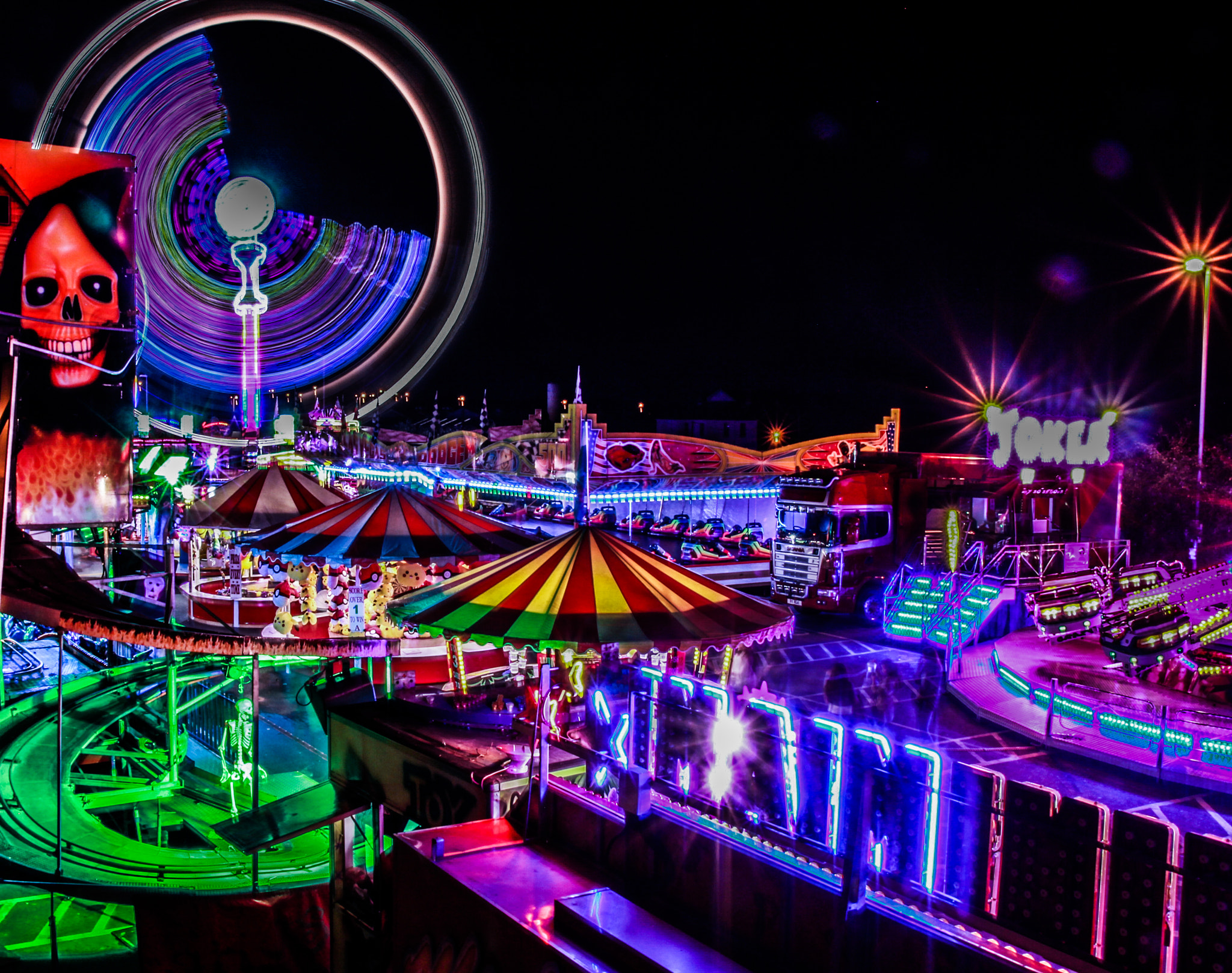 Sigma 17-70mm F2.8-4 DC Macro OS HSM sample photo. Fun fair photography