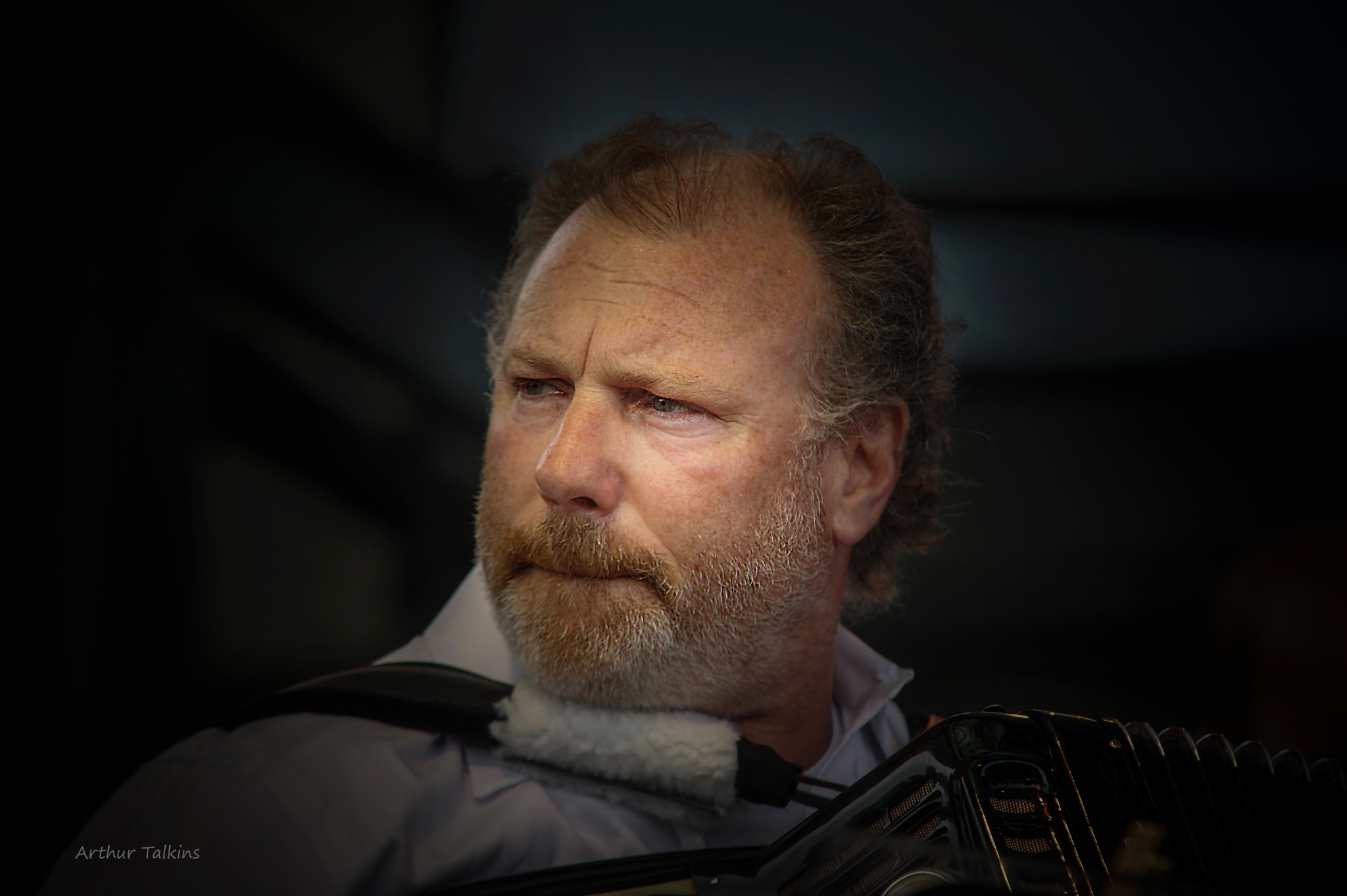 Sigma 70-200mm F2.8 EX DG Macro HSM II sample photo. Play me a tune accordion man... photography