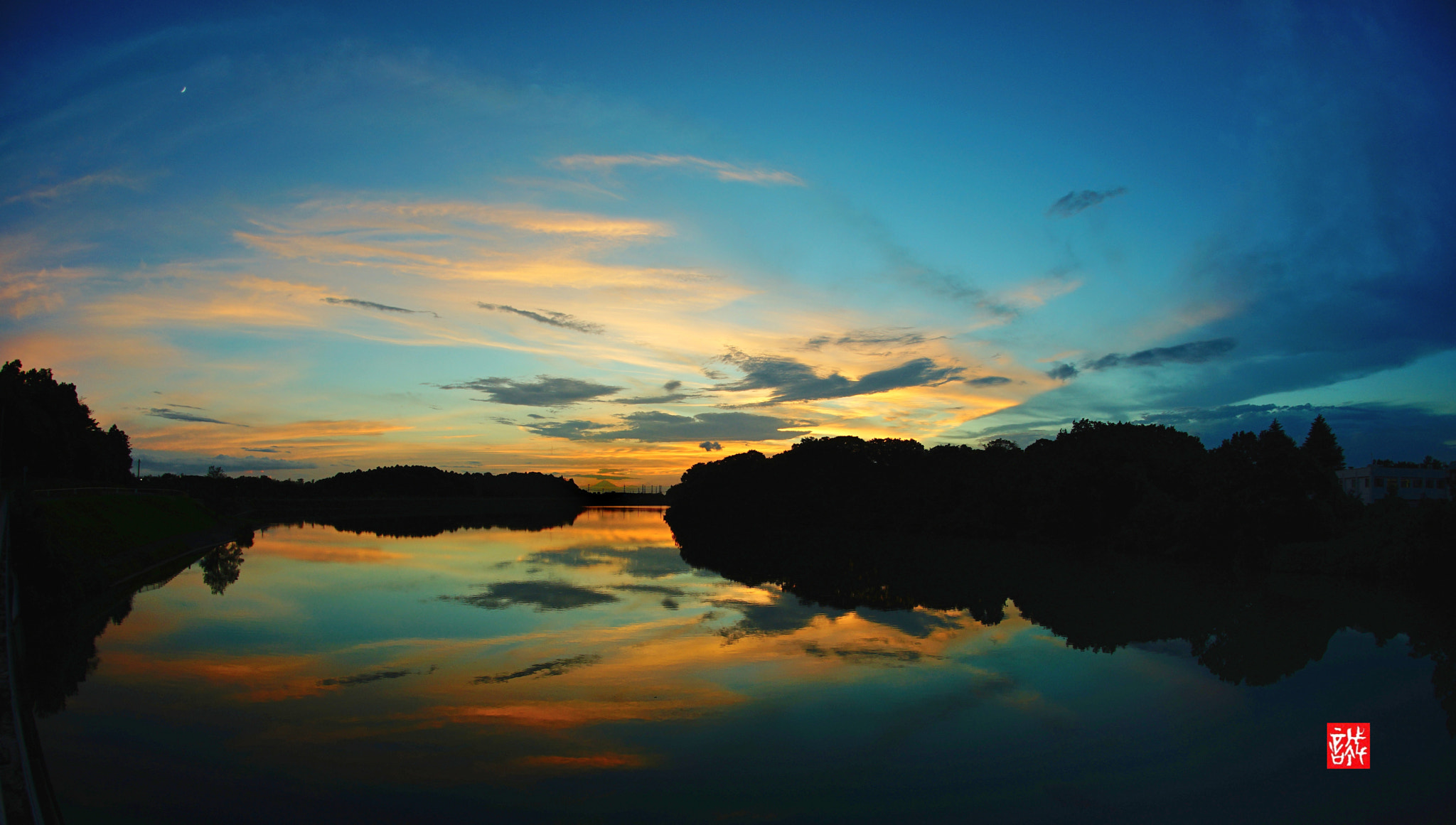 Sony a7 II + Sony 16mm F2.8 Fisheye sample photo. Twilight photography