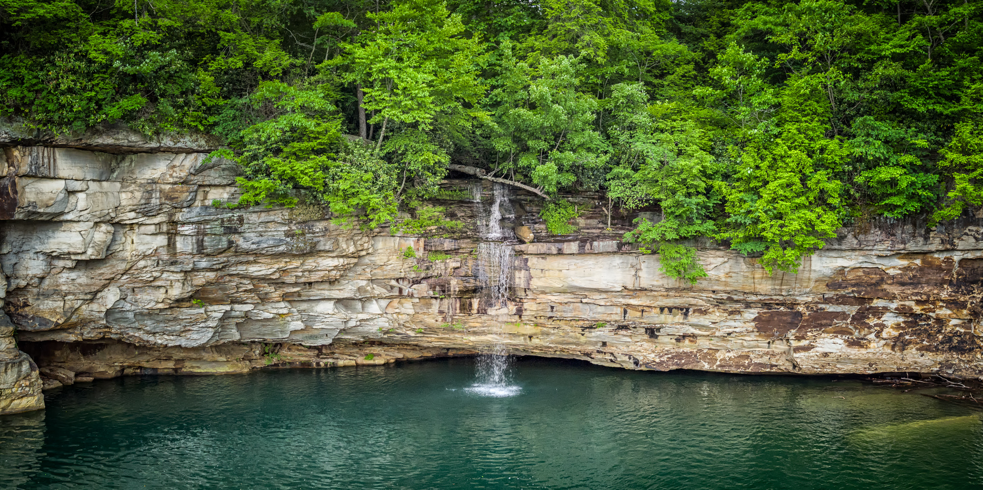 DJI FC550 sample photo. Bastard's cove waterfall | summersville, wv photography