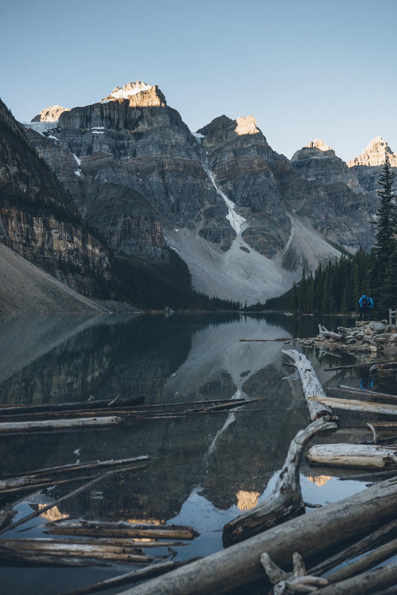 E 35mm F1.4 sample photo. Lake moraine photography