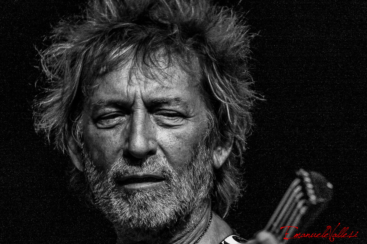 Canon EOS 40D sample photo. Il gallo claudio golinelli (bassista vasco rossi) photography