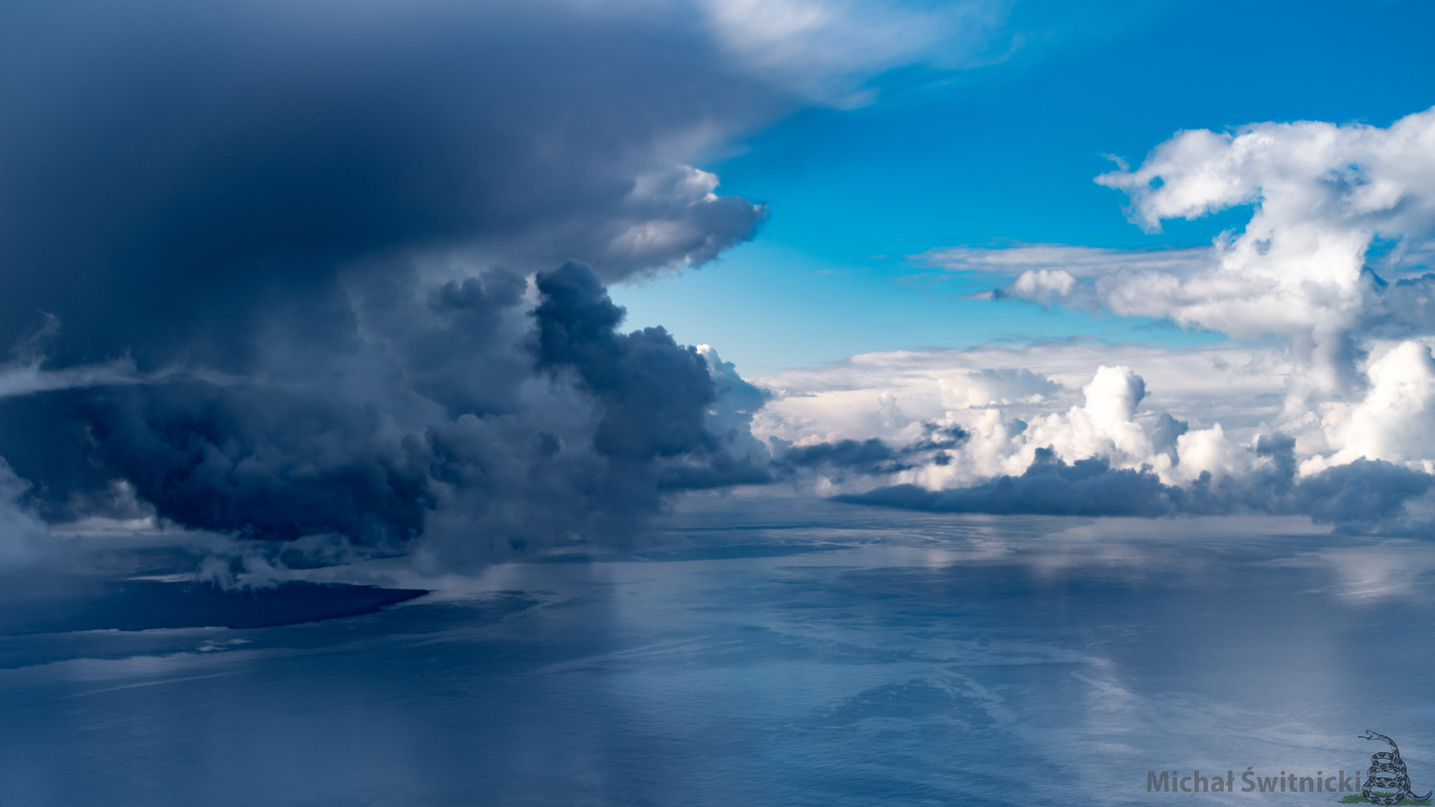 Pentax K-1 sample photo. Two weather fronts meet at the edge of iceland photography