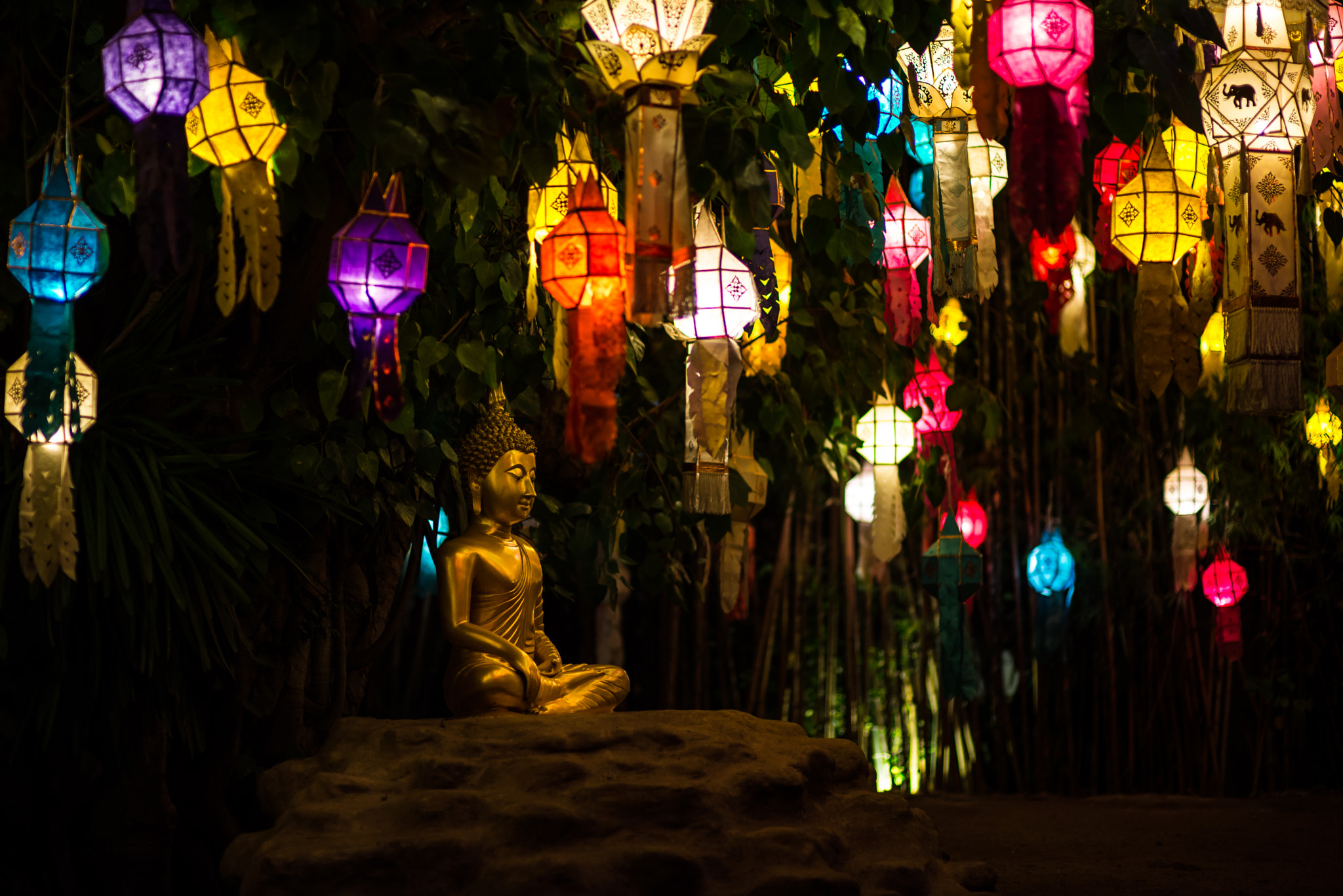 Nikon D600 + Sigma 85mm F1.4 EX DG HSM sample photo. Lanterns photography