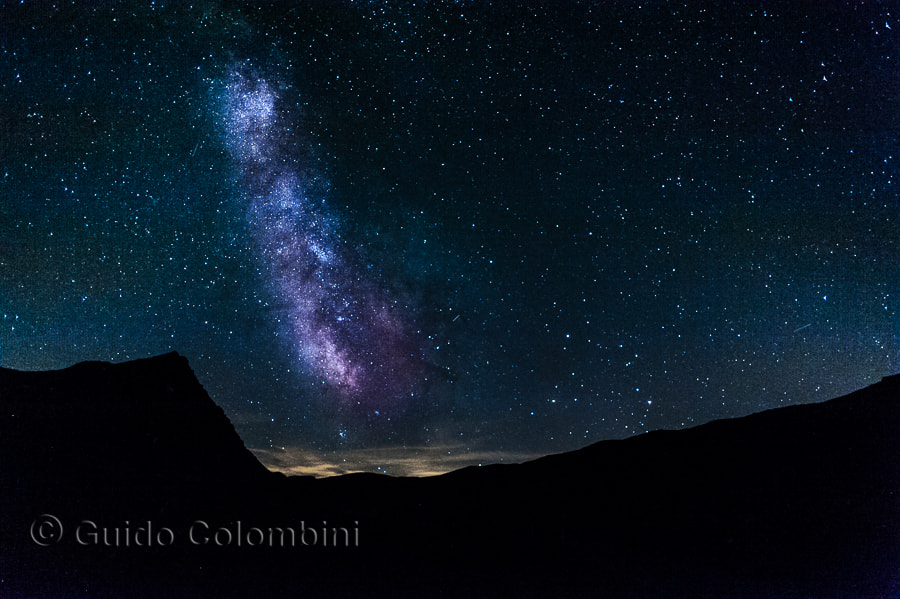 Nikon D700 sample photo. Starry night over mt. gaviola photography