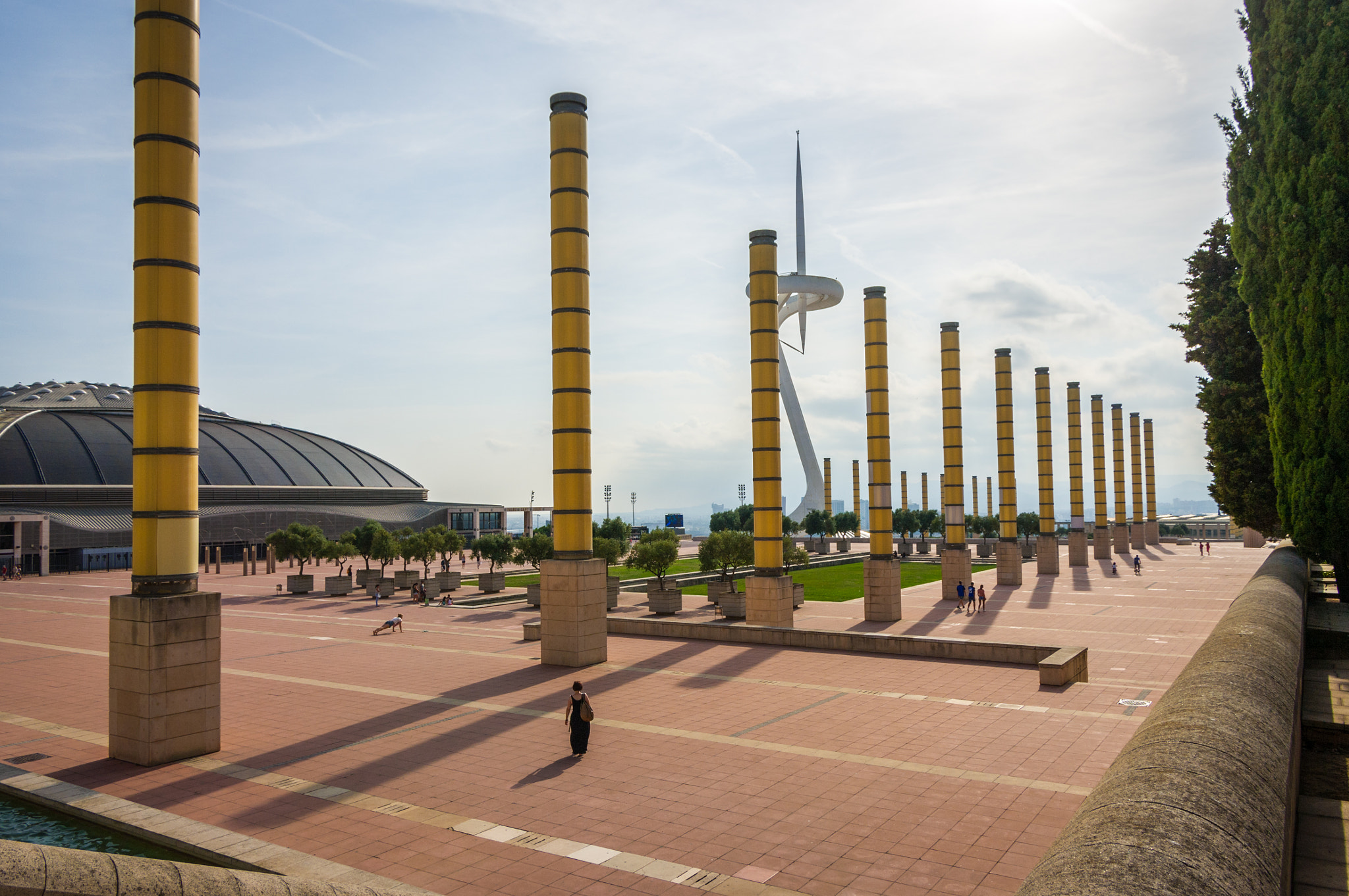 Pentax K20D + Pentax smc DA 16-45mm F4 ED AL sample photo. Olympic park photography