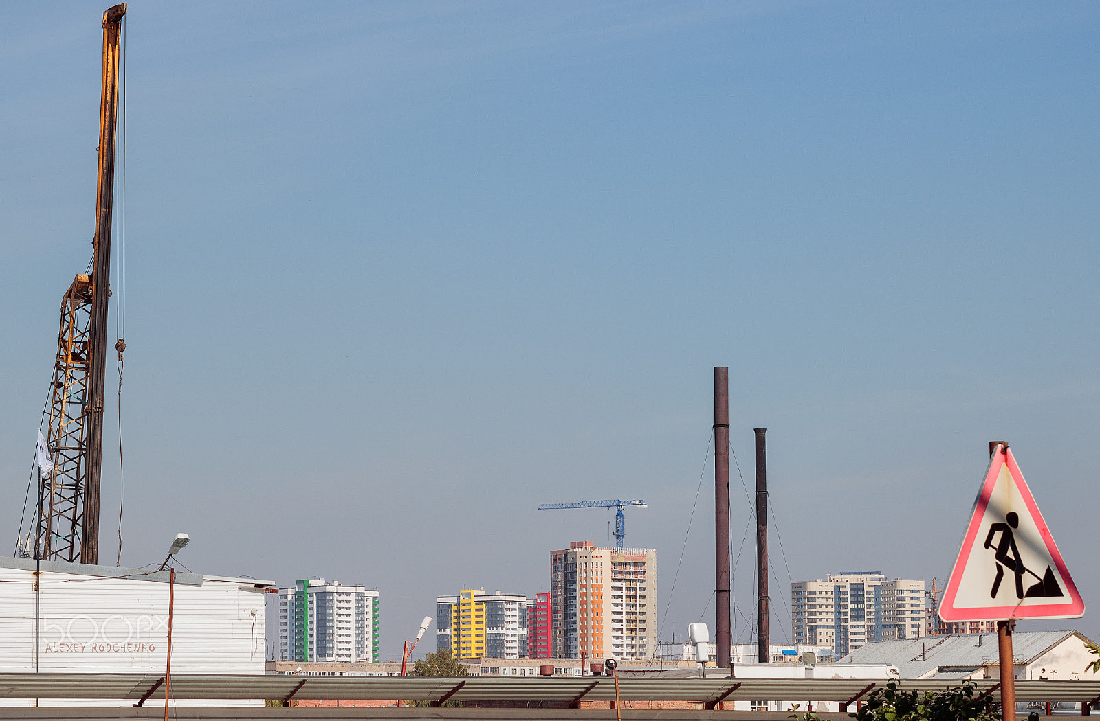 Canon EF 35-80mm f/4-5.6 sample photo. The city under construction photography