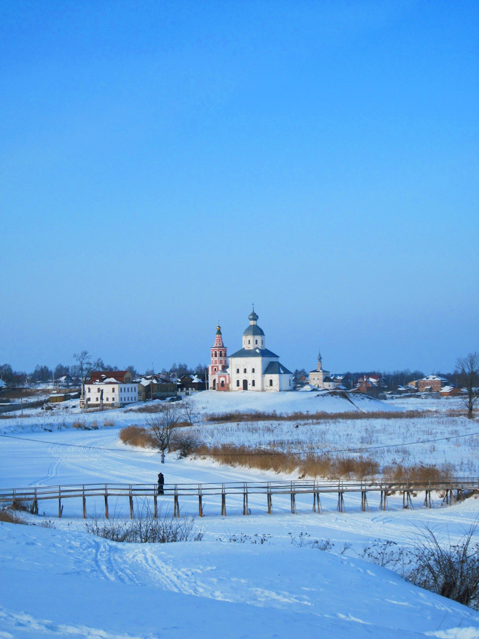 Canon PowerShot A1100 IS sample photo. Suzdal in winter. Суздаль зимой. photography