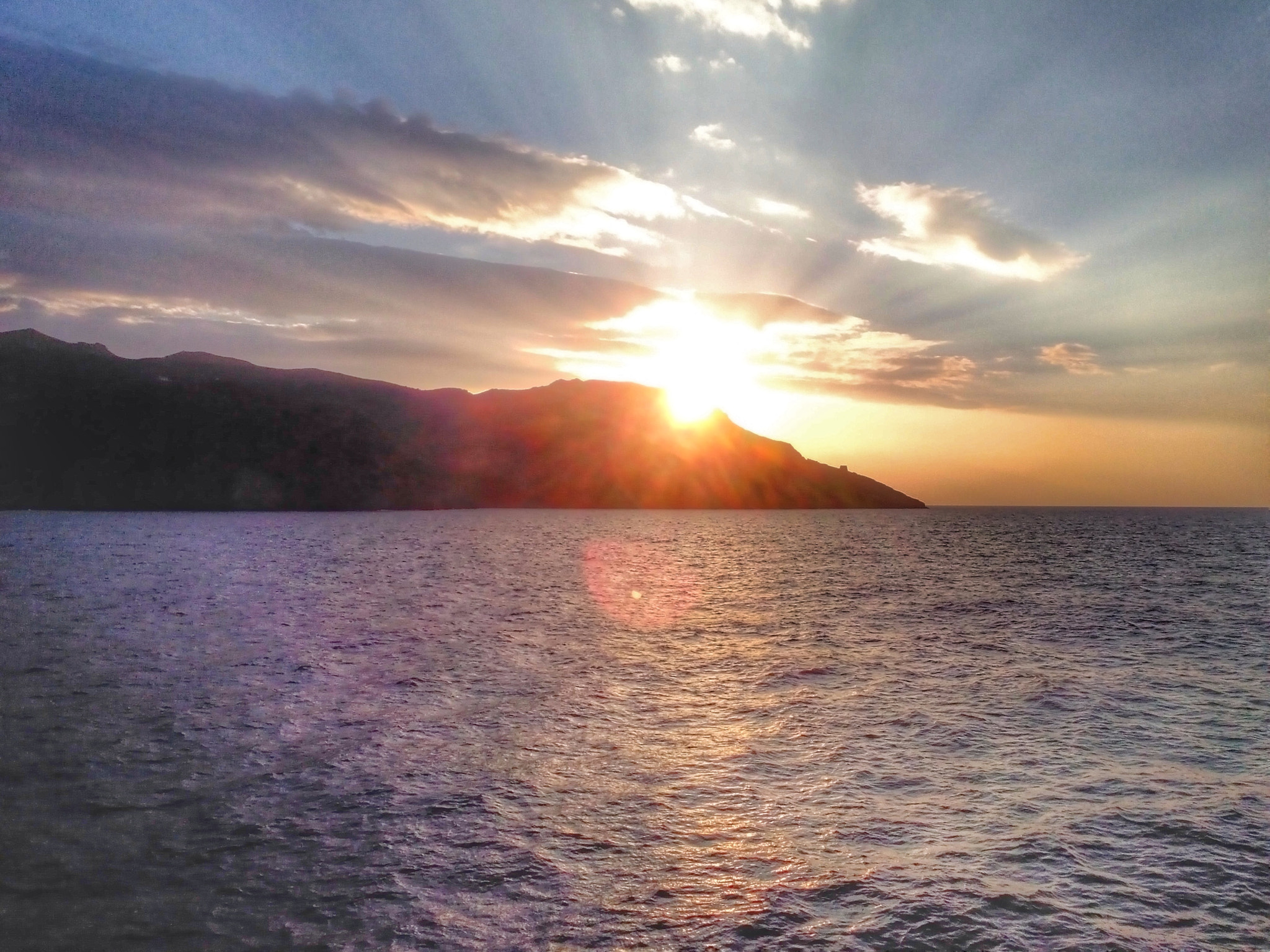 HUAWEI G700-U10 sample photo. Isola di capraia - tramonto photography