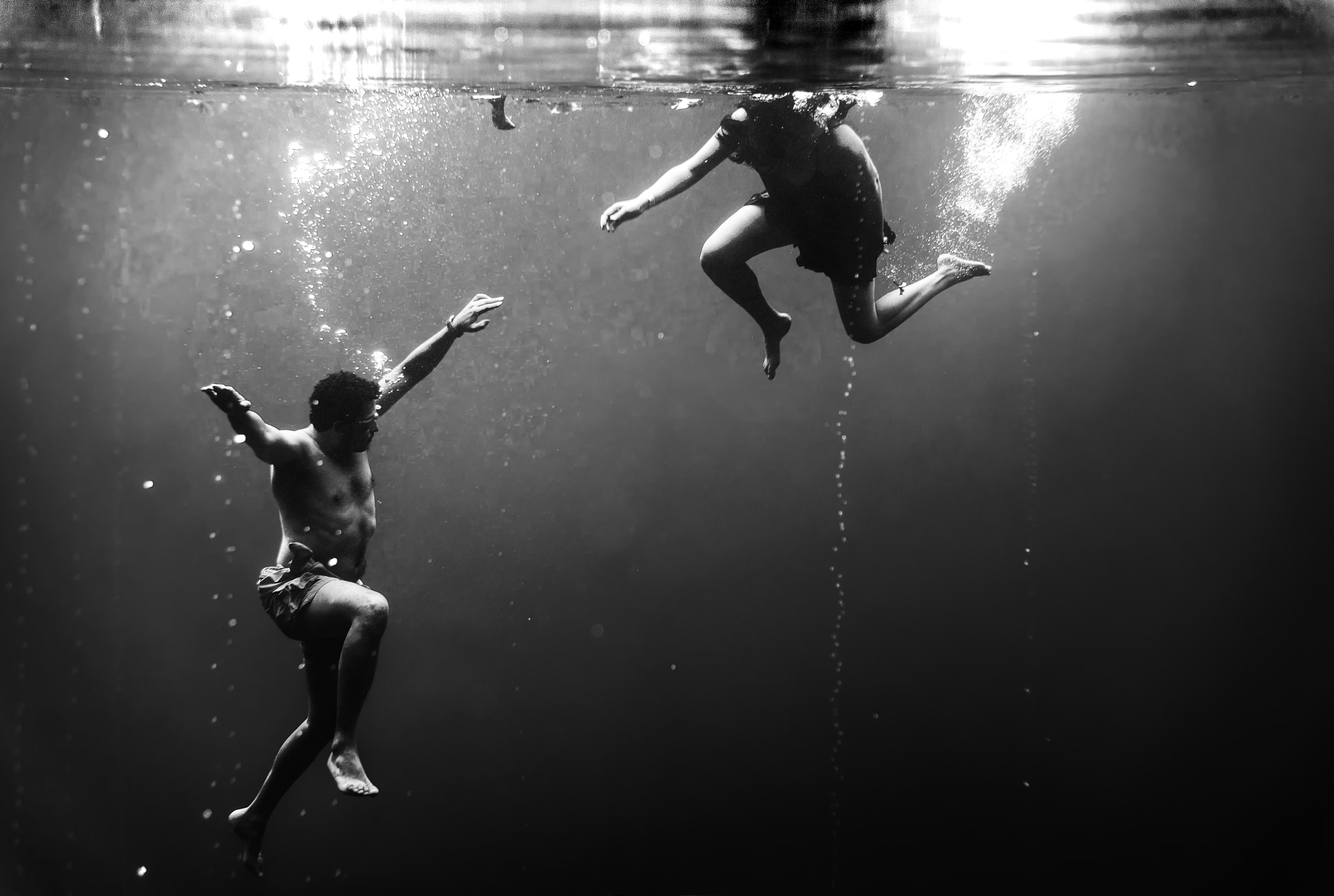 Nikon D3X sample photo. F underwater couple b photography
