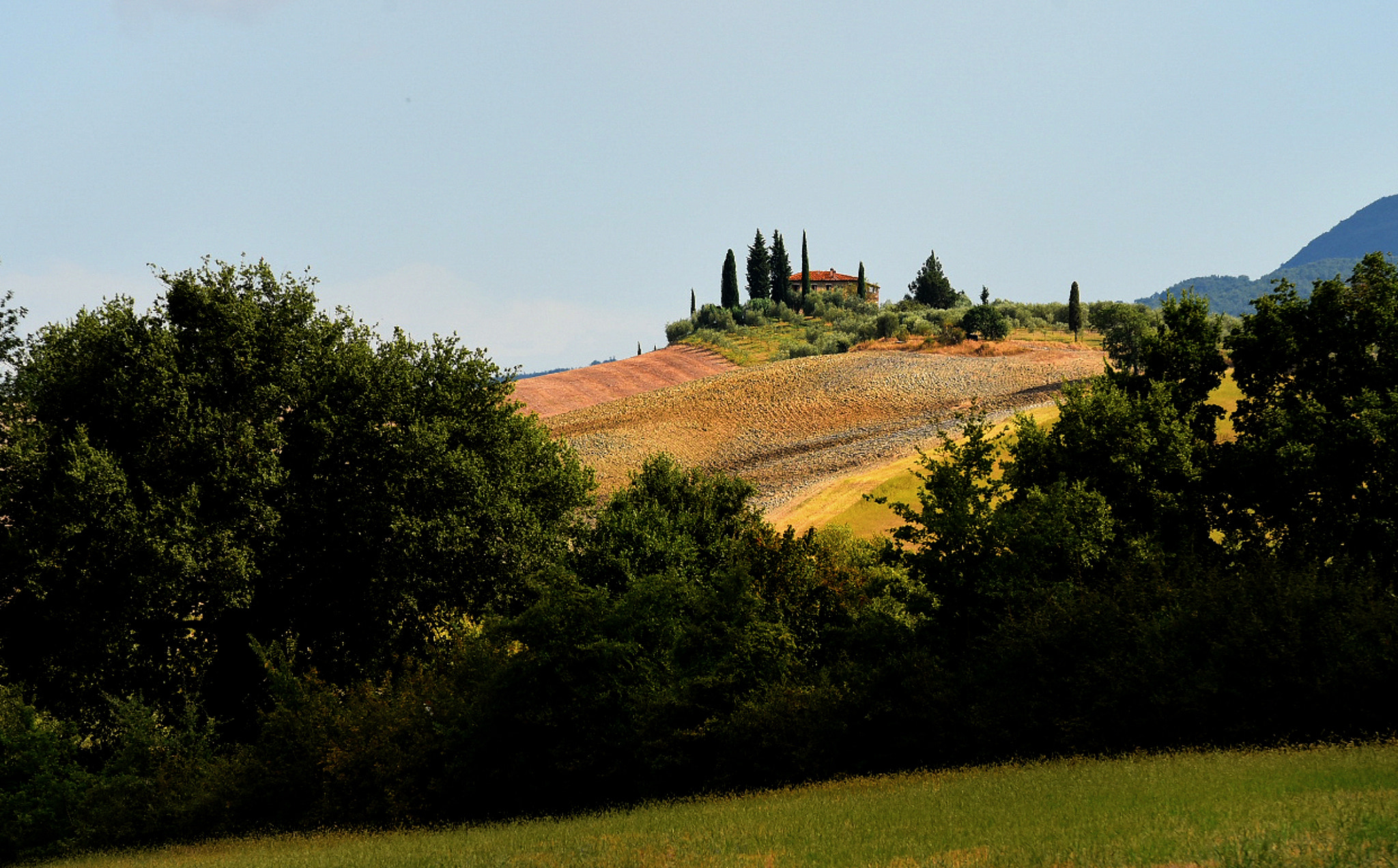 Sigma 70-200mm F2.8 EX DG Macro HSM II sample photo. Colline toscane,  val d' orcia photography