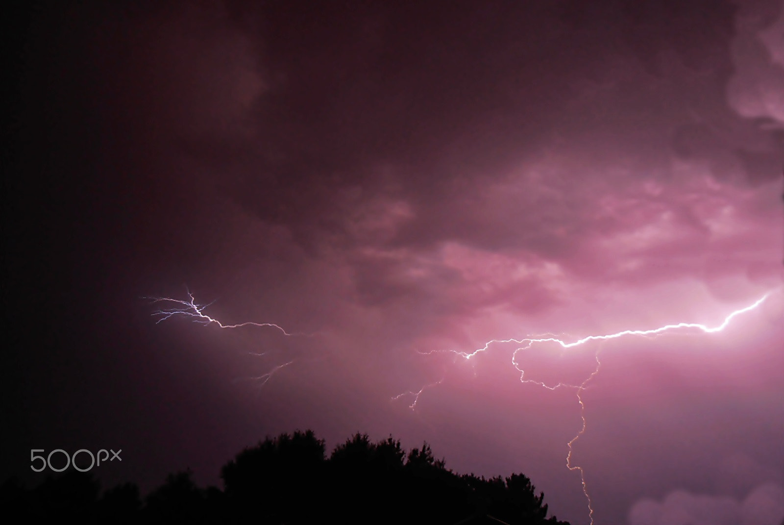 Olympus VR325,VR320,D725 sample photo. Lightning photography