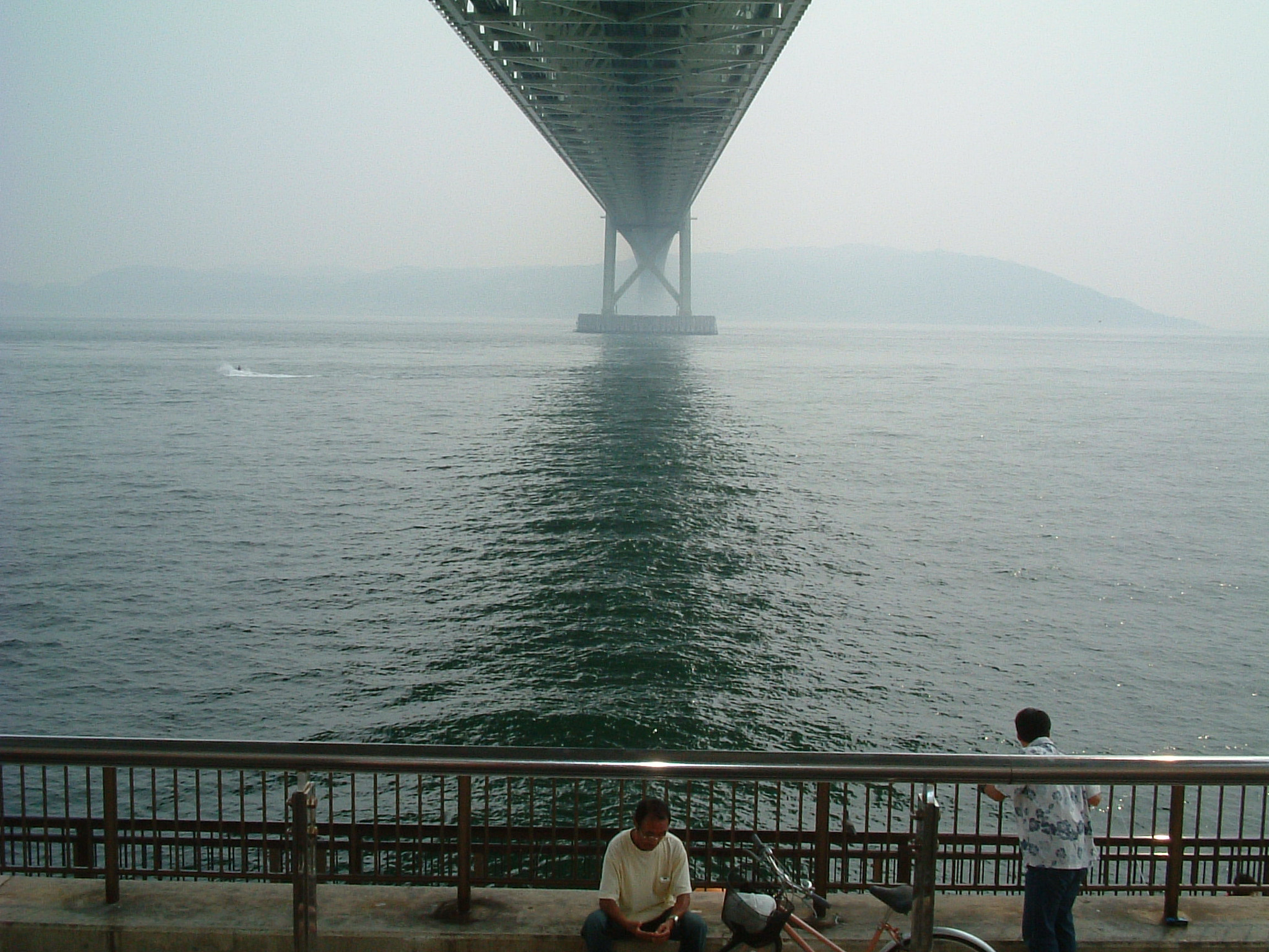 Fujifilm FinePix F402 sample photo. Akashi bridge photography