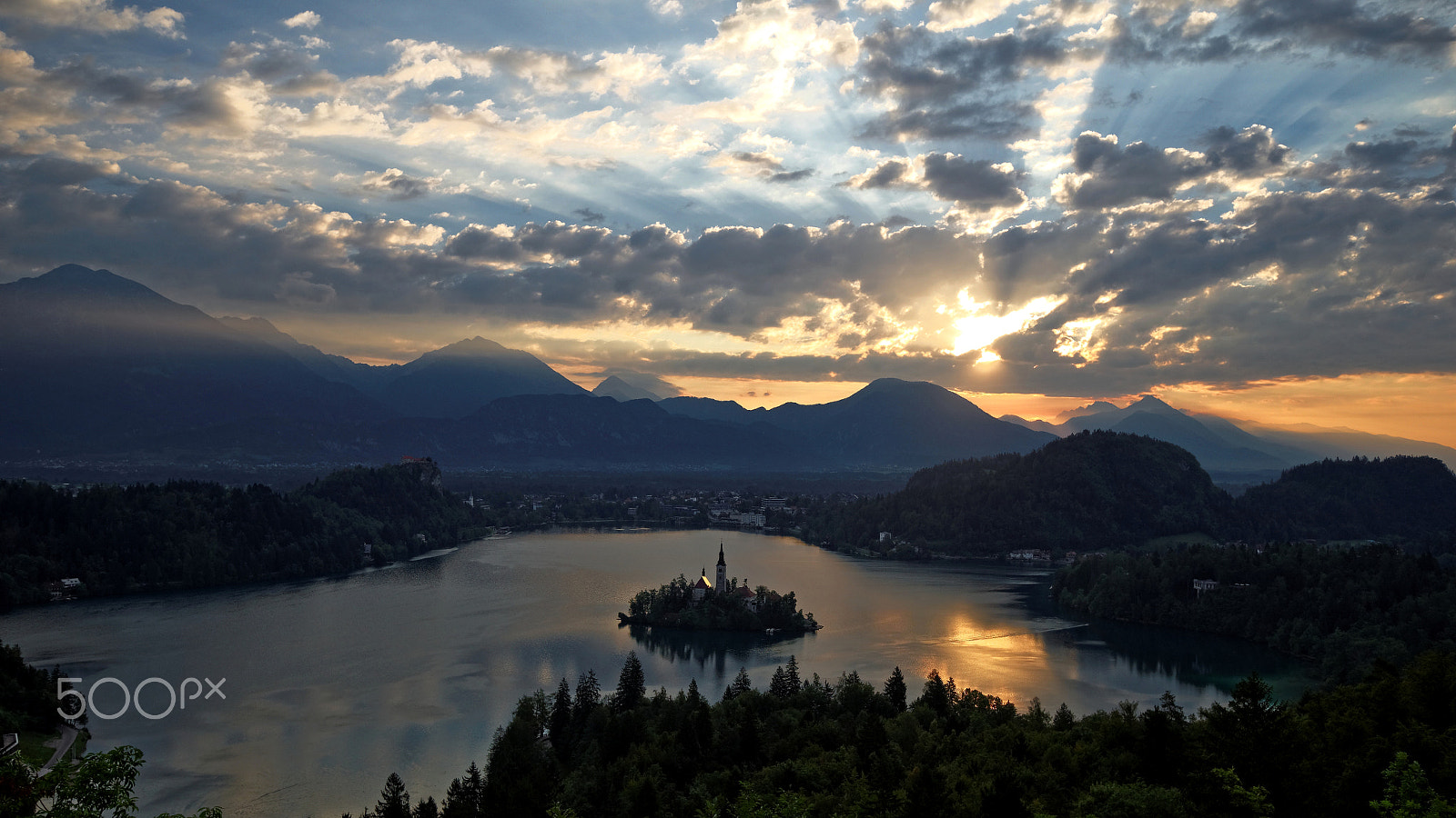 Pentax K-50 sample photo. Bled from ojstrica photography