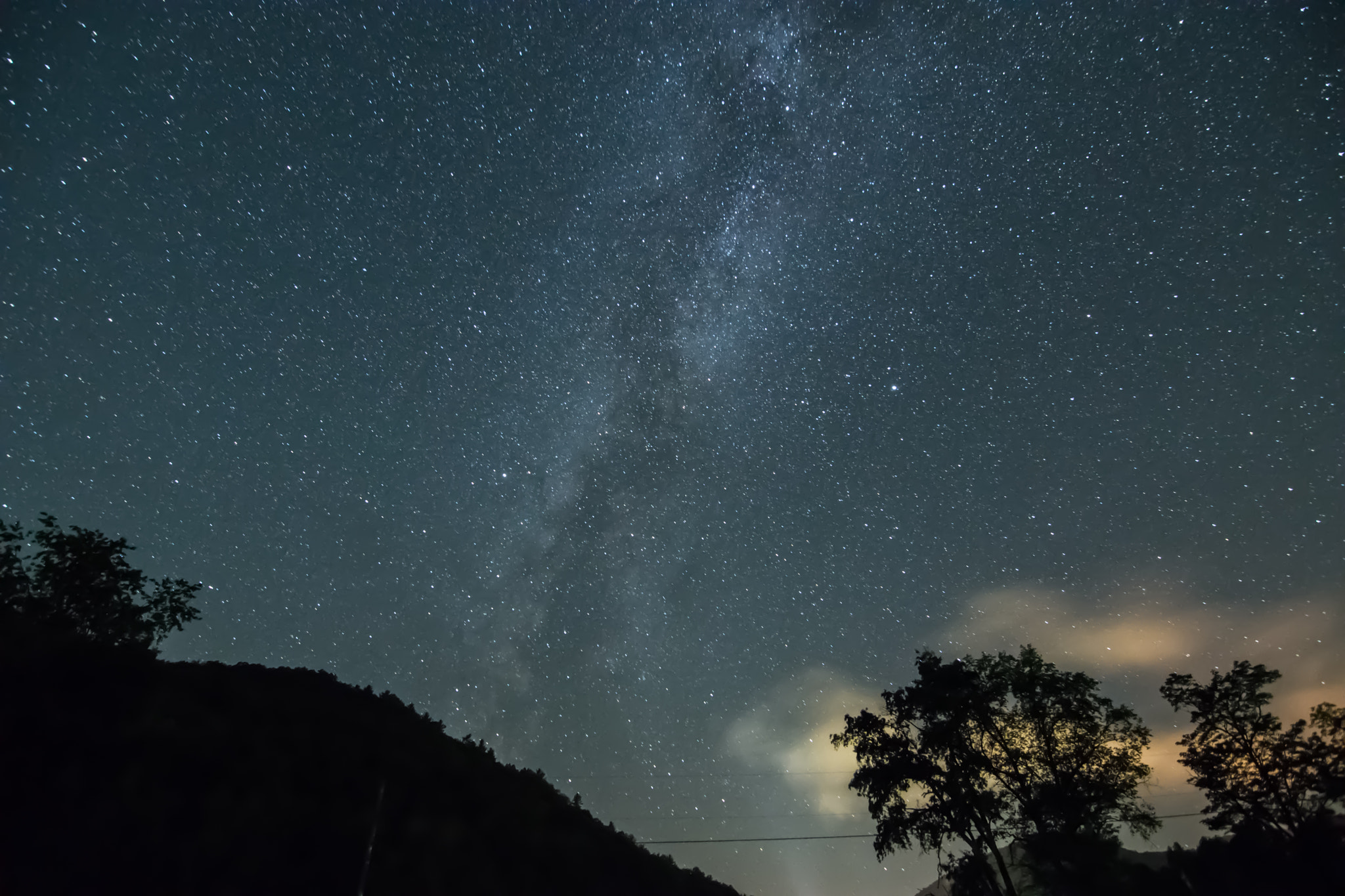 Tokina AT-X Pro 11-16mm F2.8 DX sample photo. Milky way in sinnamahoning, pa photography