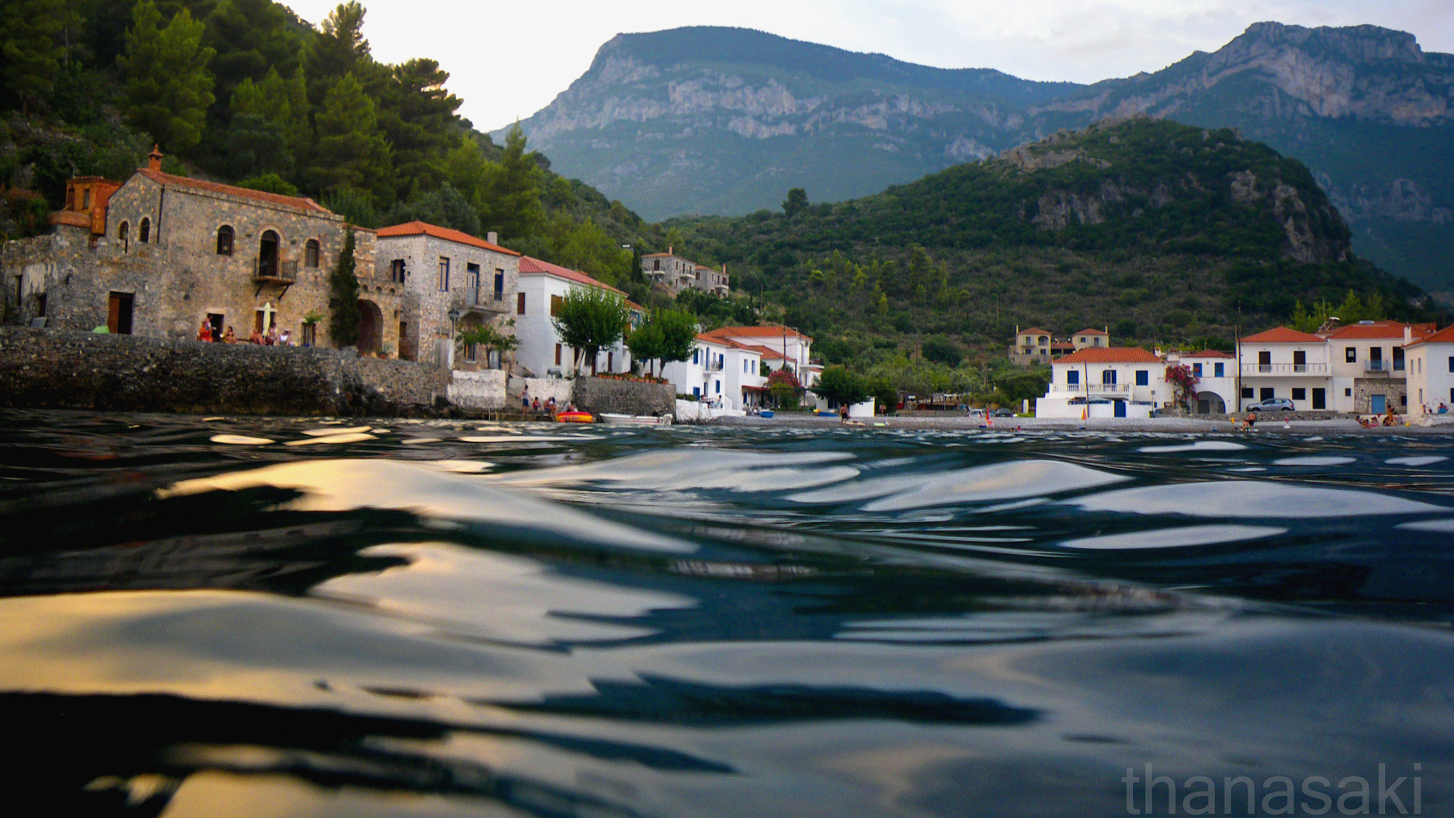Pentax Optio W60 sample photo. From within the sea photography