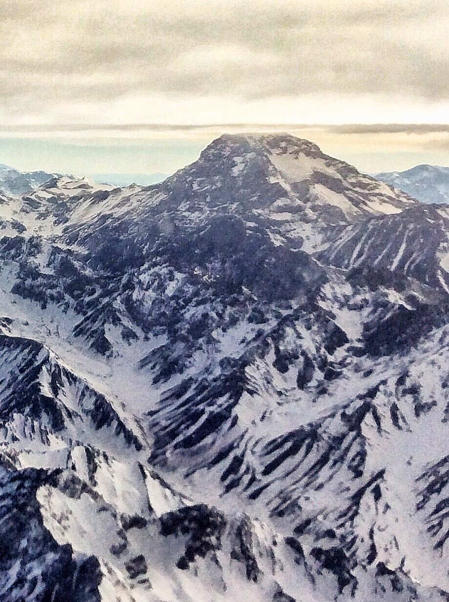 iPad Air back camera 3.3mm f/2.4 sample photo. Mount aconcagua  - andes mountains photography