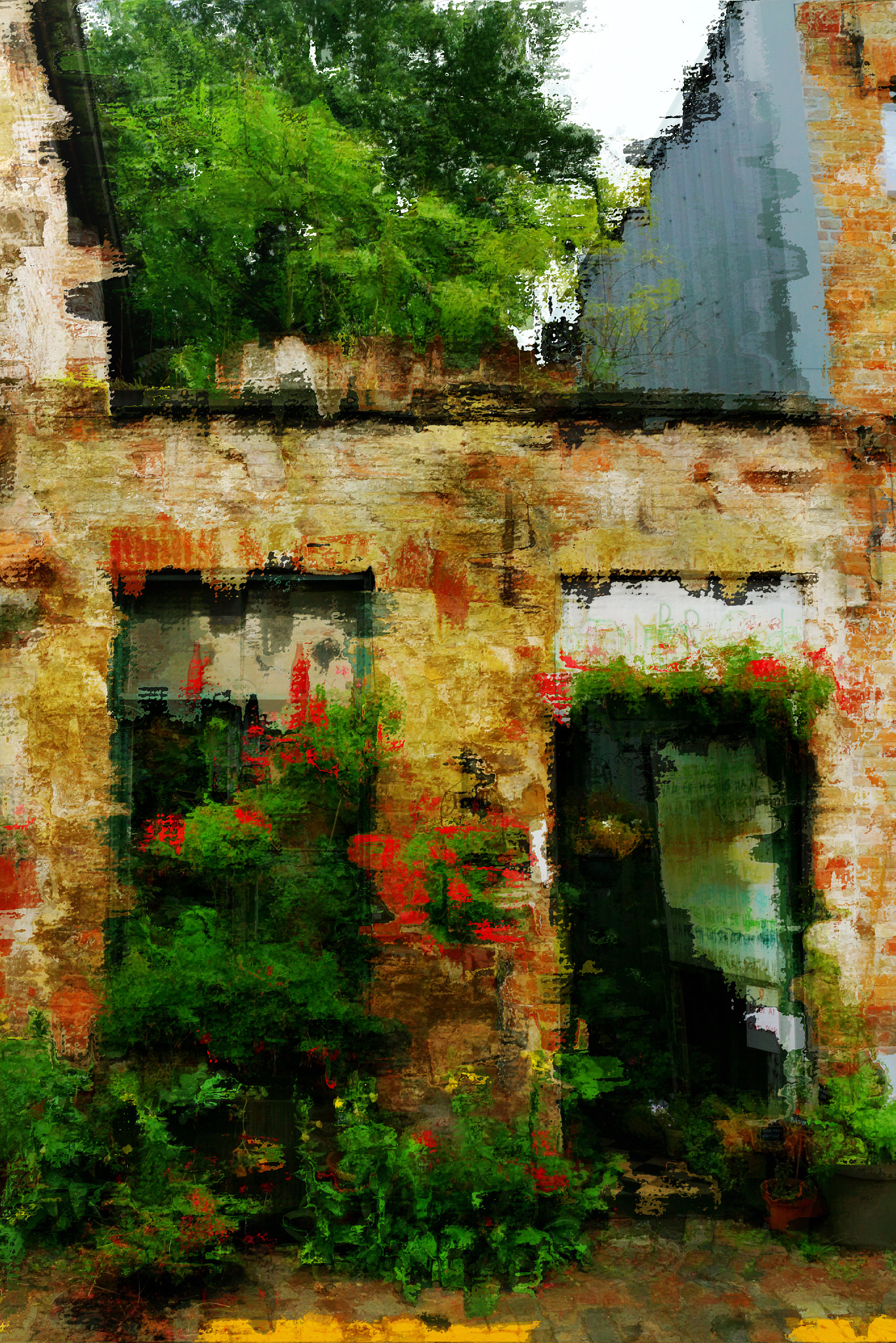 Canon EF-S 18-55mm F3.5-5.6 IS II sample photo. Bruges: old house ruins photography