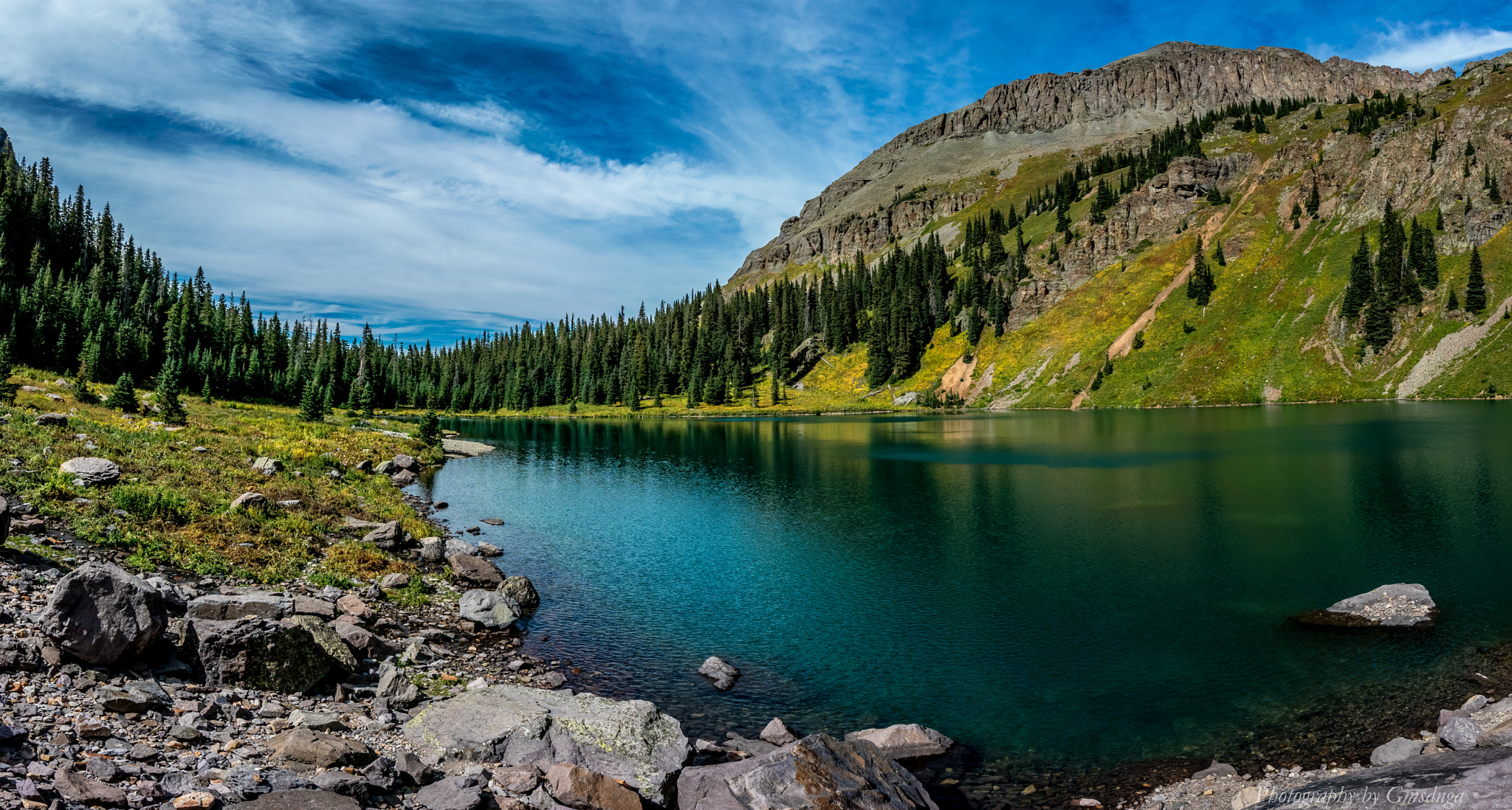 Nikon 1 J4 + Nikon 1 Nikkor VR 6.7-13mm F3.5-5.6 sample photo. Blue lake colorado photography