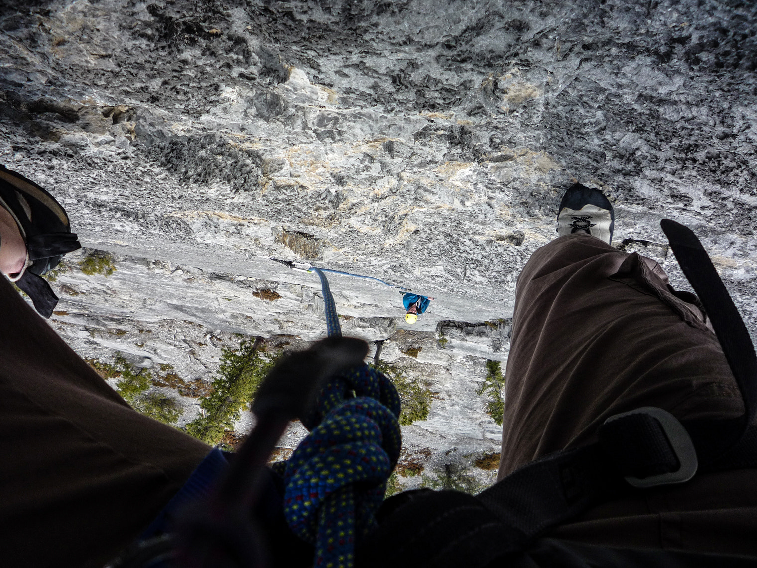 Panasonic DMC-FS5 sample photo. Climber's view - rock climbing photography