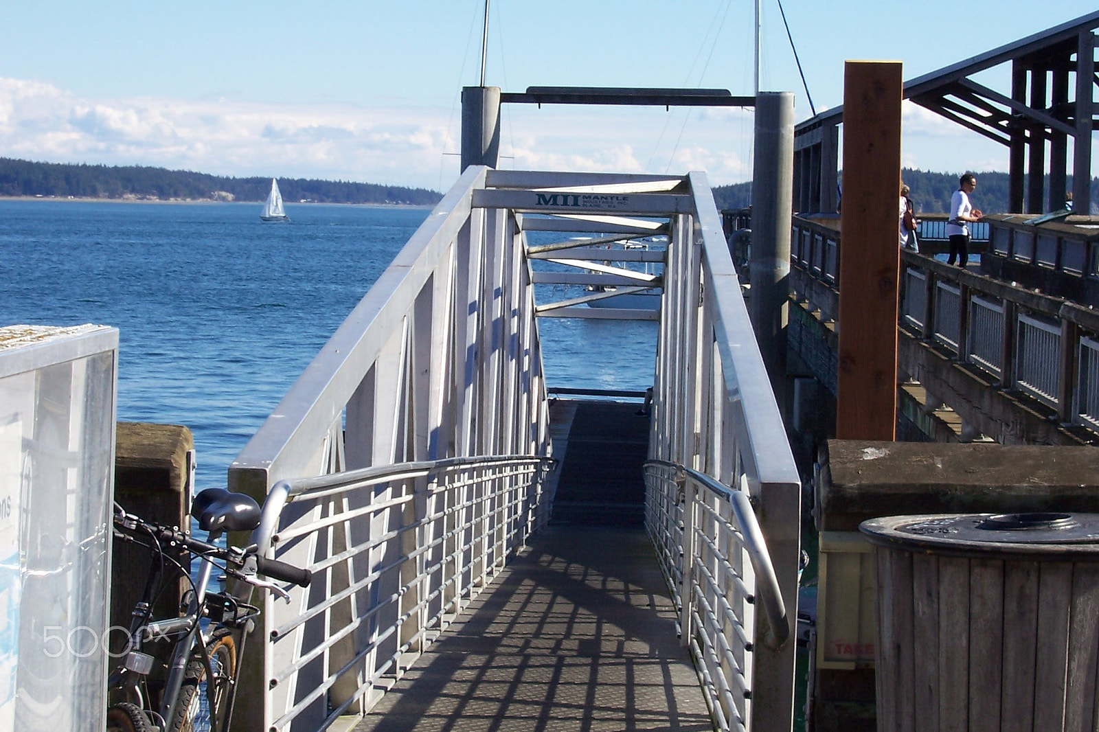 Kodak CX7430 ZOOM DIGITAL CAMERA sample photo. Port townsend, wa pier photography