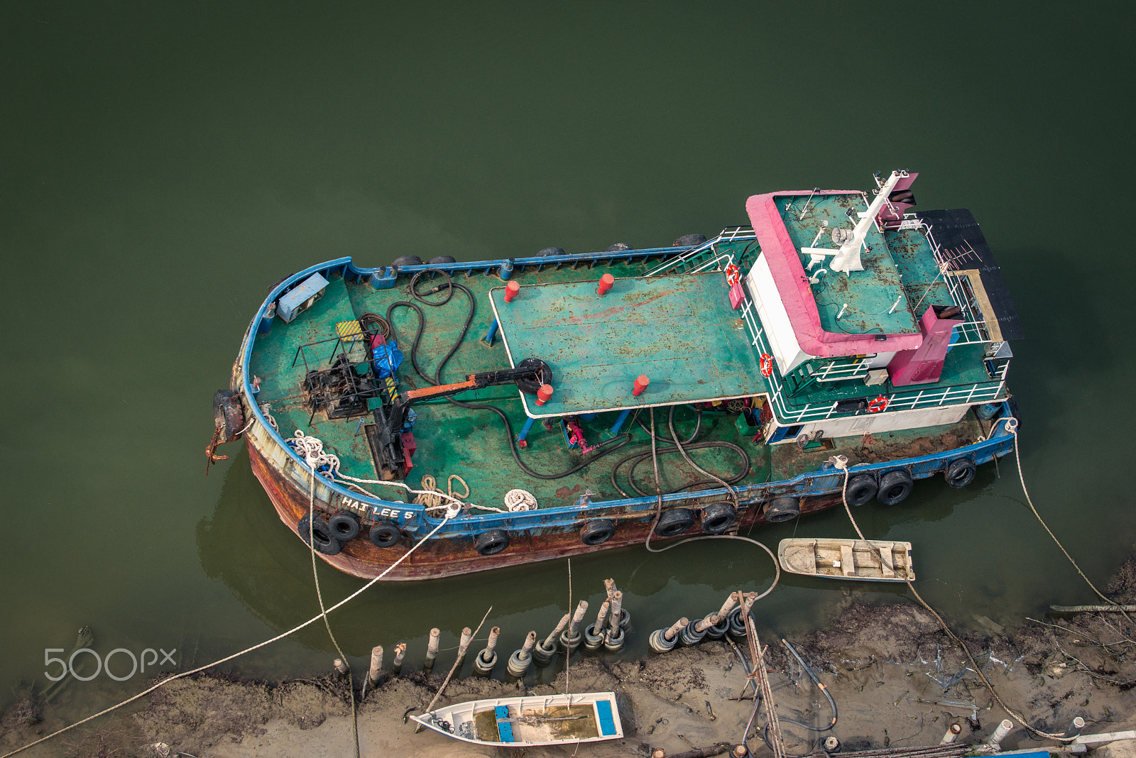 Nikon AF-S Nikkor 70-200mm F4G ED VR sample photo. Pulau indah fishing boat photography