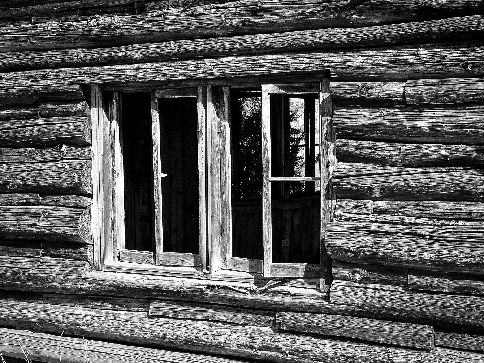 Olympus C5050Z sample photo. Log cabin photography