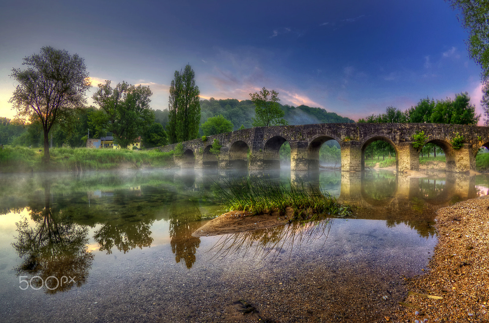 Pentax K-5 sample photo. Stone bridge photography