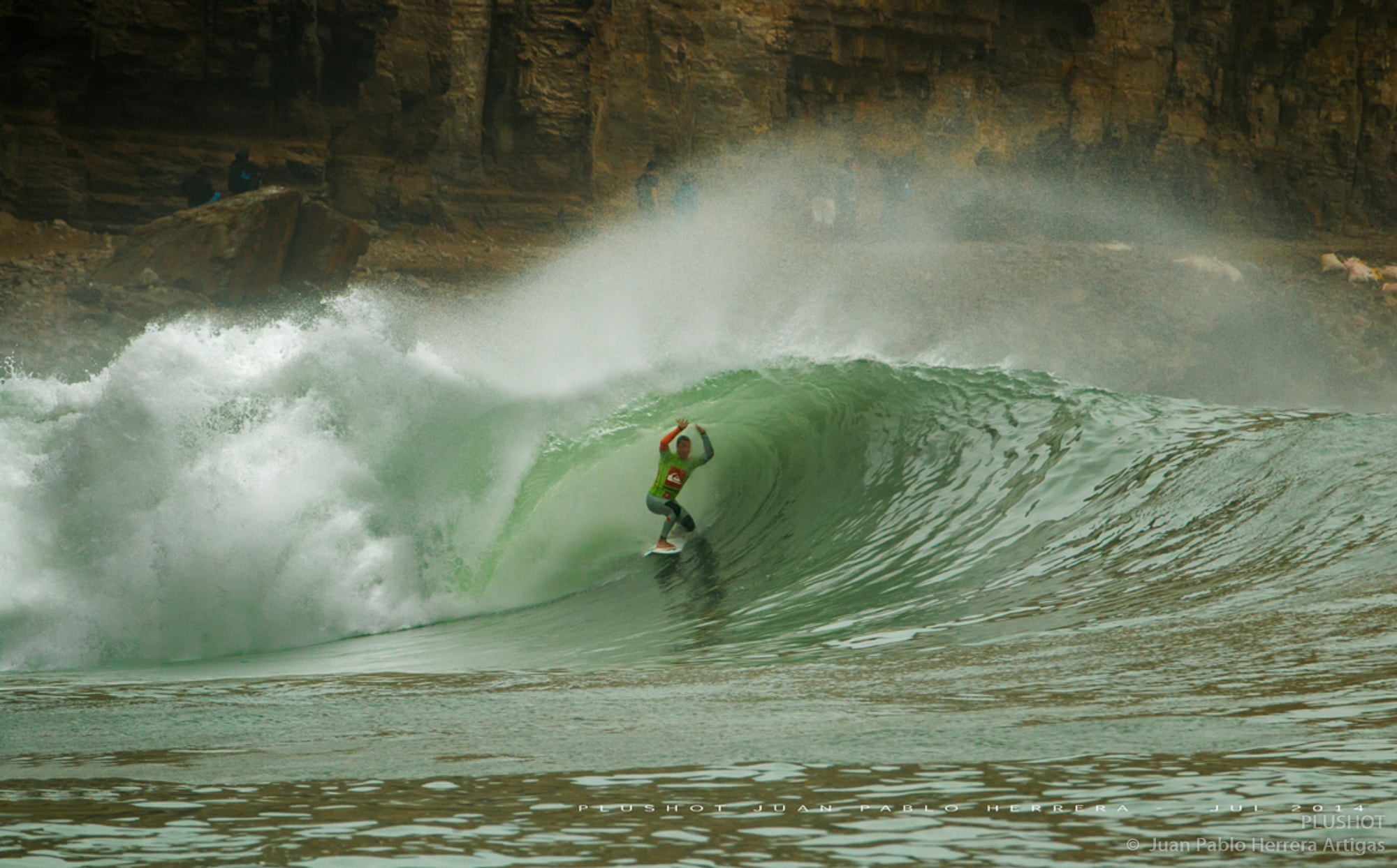 Canon EF 200-400mm F4L IS USM Extender 1.4x sample photo. Surf peru -  la herradura quiksilver 2014 11 photography