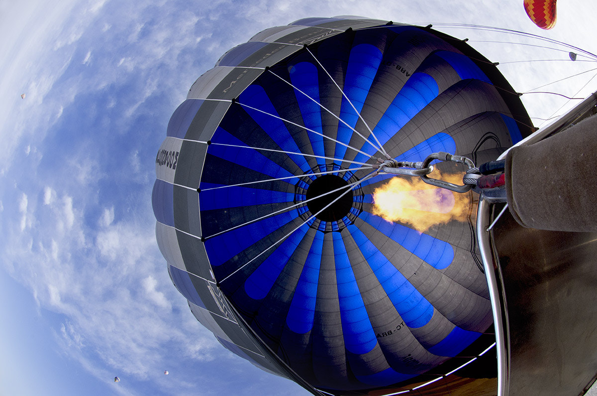 Pentax K-5 sample photo. Acscending up high - hot air balloon cappadocia photography