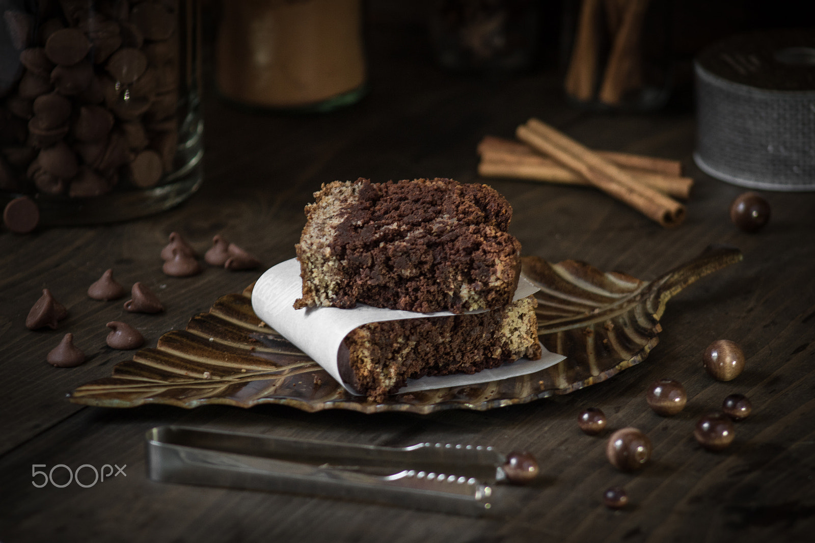 Canon EF 75-300mm f/4-5.6 USM sample photo. Marble chocolate cake photography