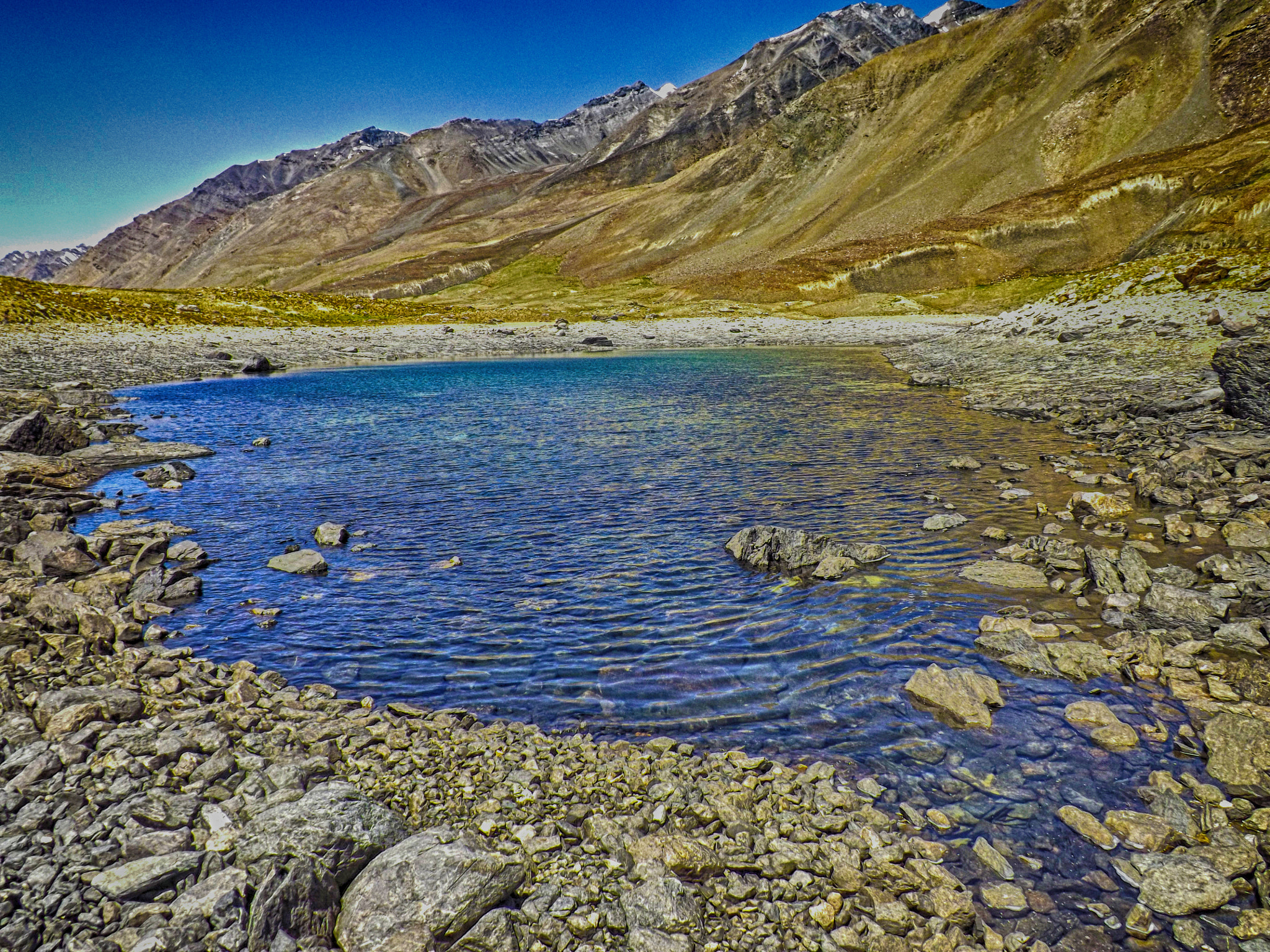 Fujifilm FinePix SL260 sample photo. Lake in broghal valley photography