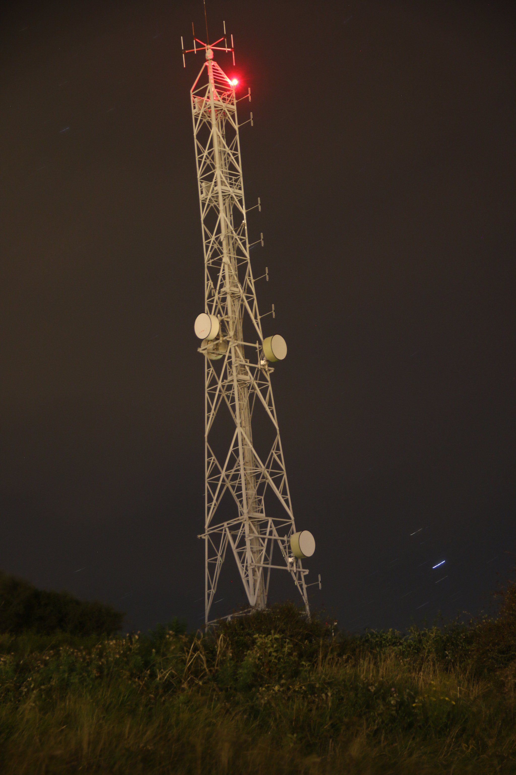 Sigma 18-125mm F3.8-5.6 DC OS HSM sample photo. White cliffs at night photography