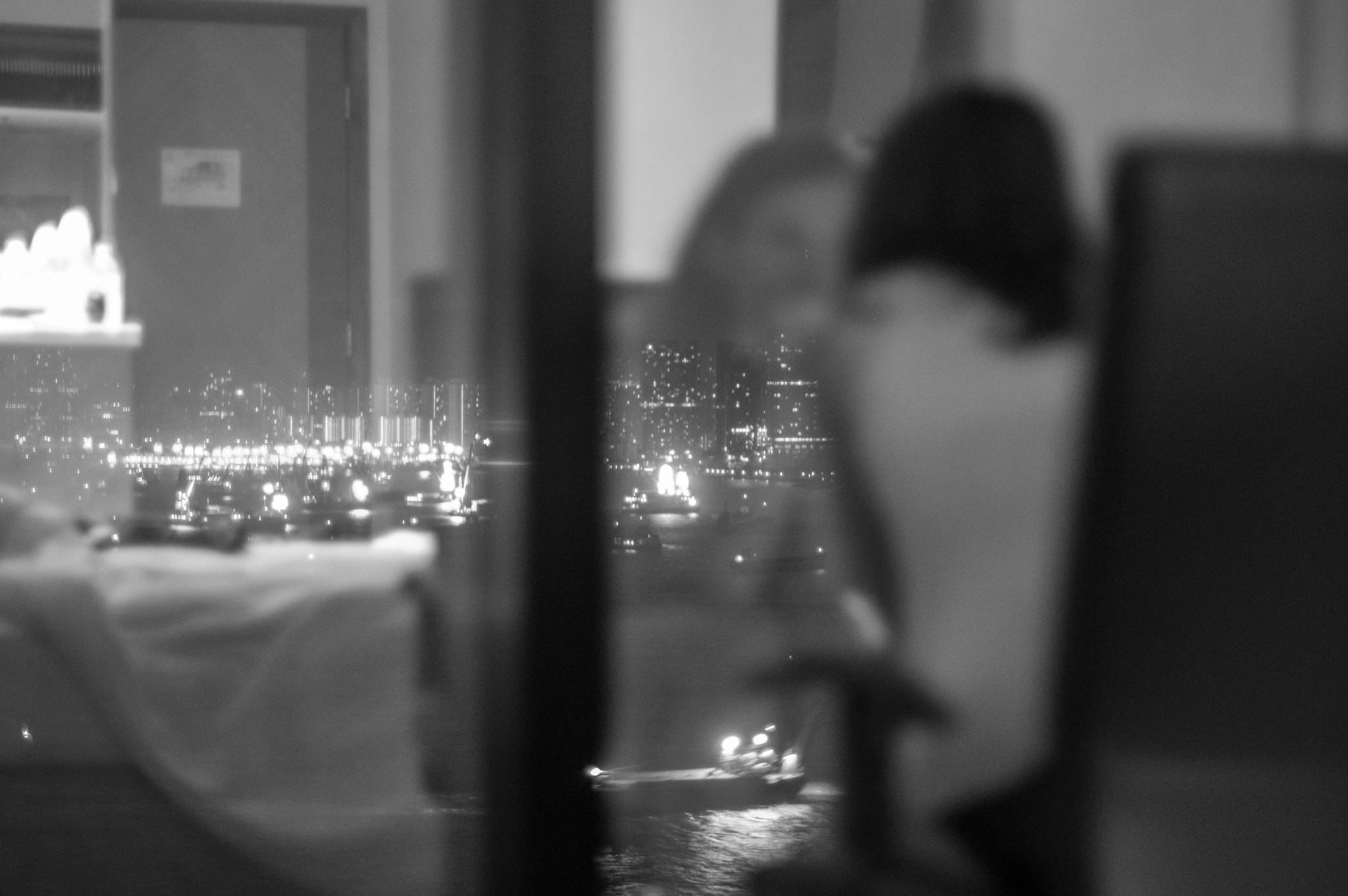 Pentax K-3 + Pentax smc FA 50mm F1.4 sample photo. Hk bay at night photography