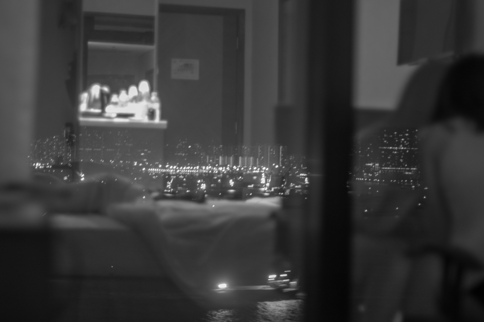 Pentax K-3 + Pentax smc FA 50mm F1.4 sample photo. Hk bay at night photography
