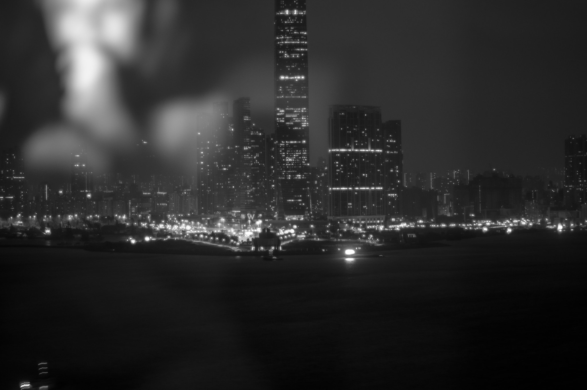 Pentax K-3 sample photo. Hk bay at night photography