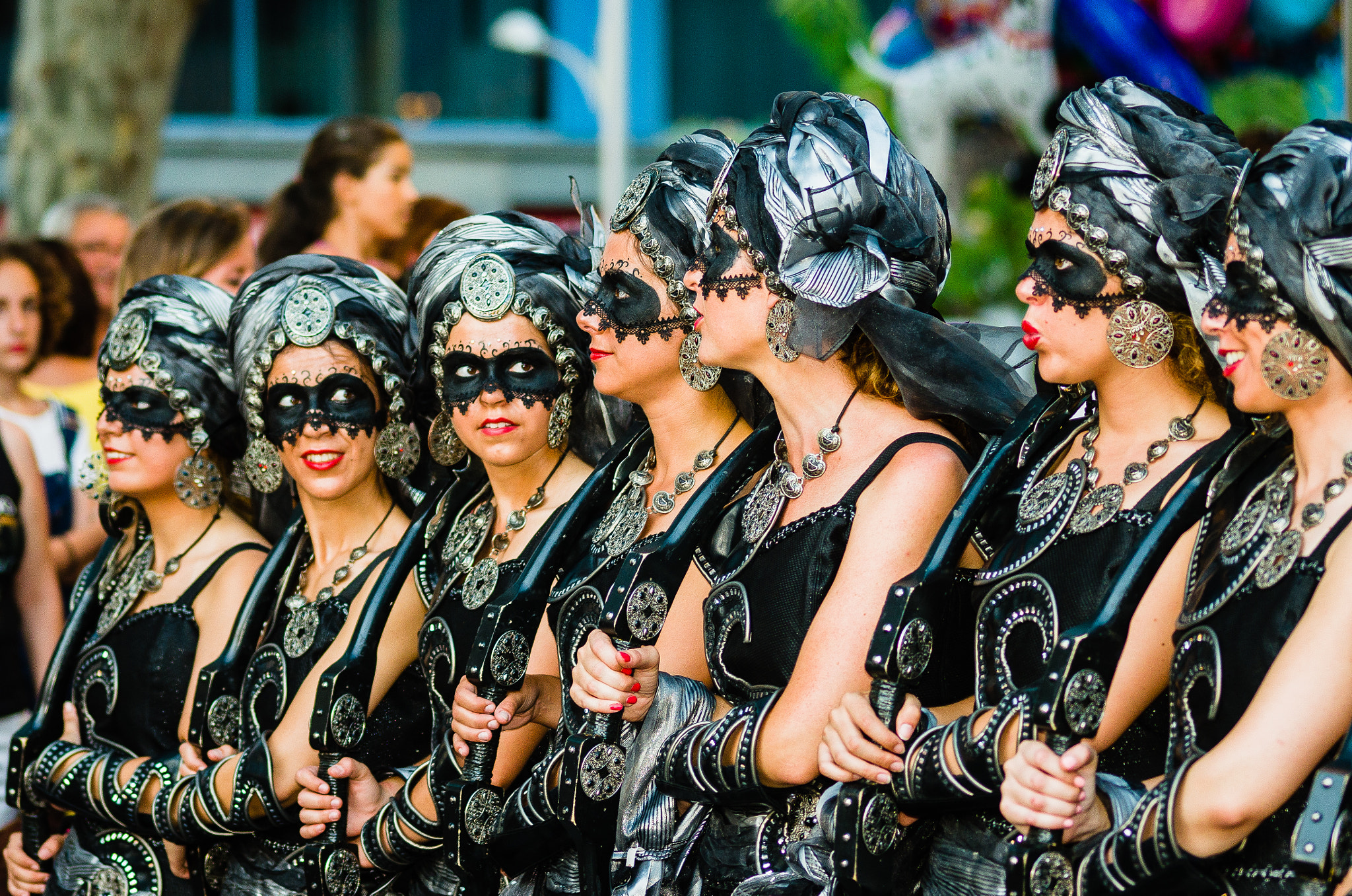 Pentax K-5 IIs + Sigma sample photo. Moros i cristians oliva parade photography